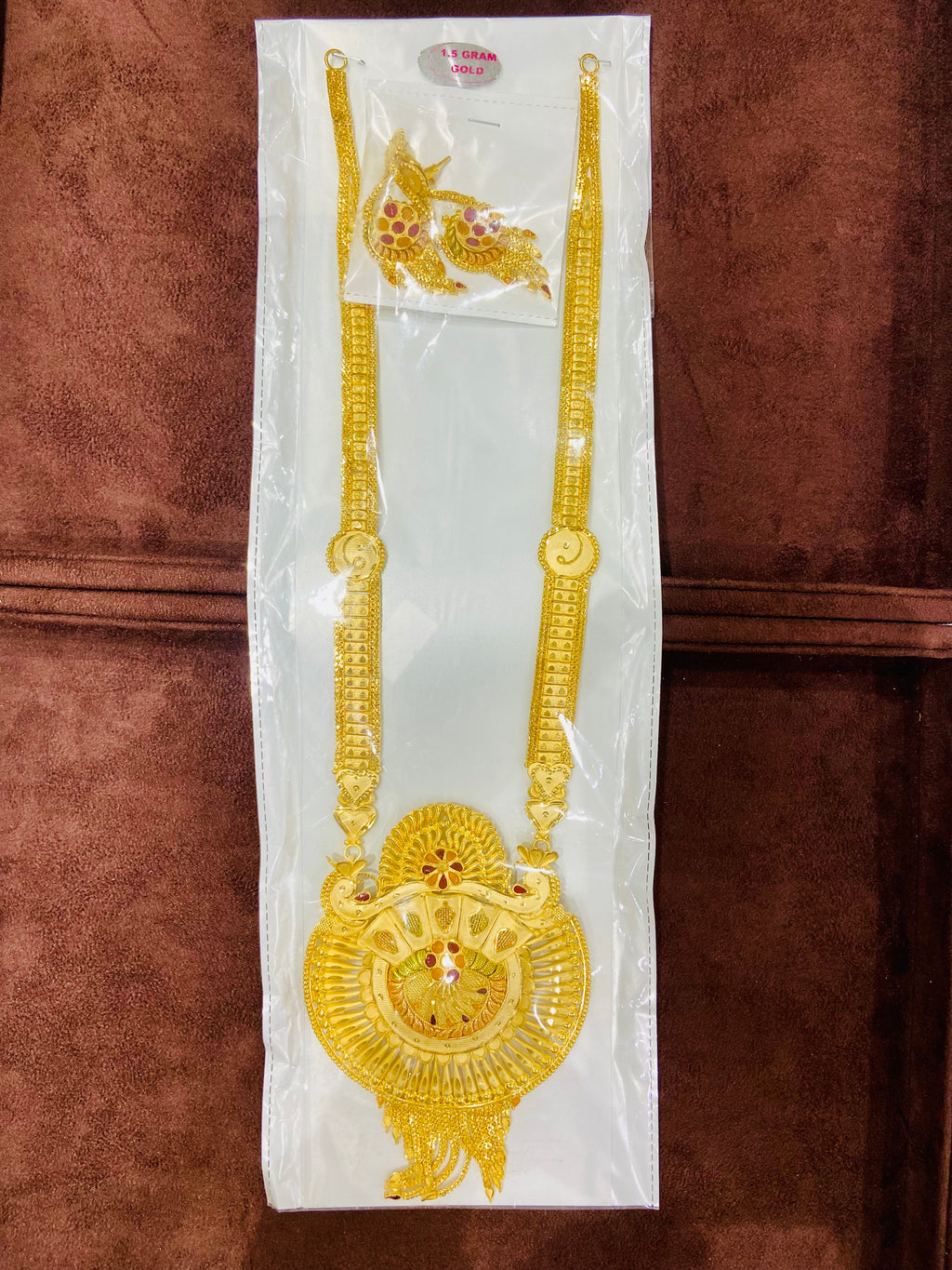 Modern Traditional Long Set Design with Earrings – LS12