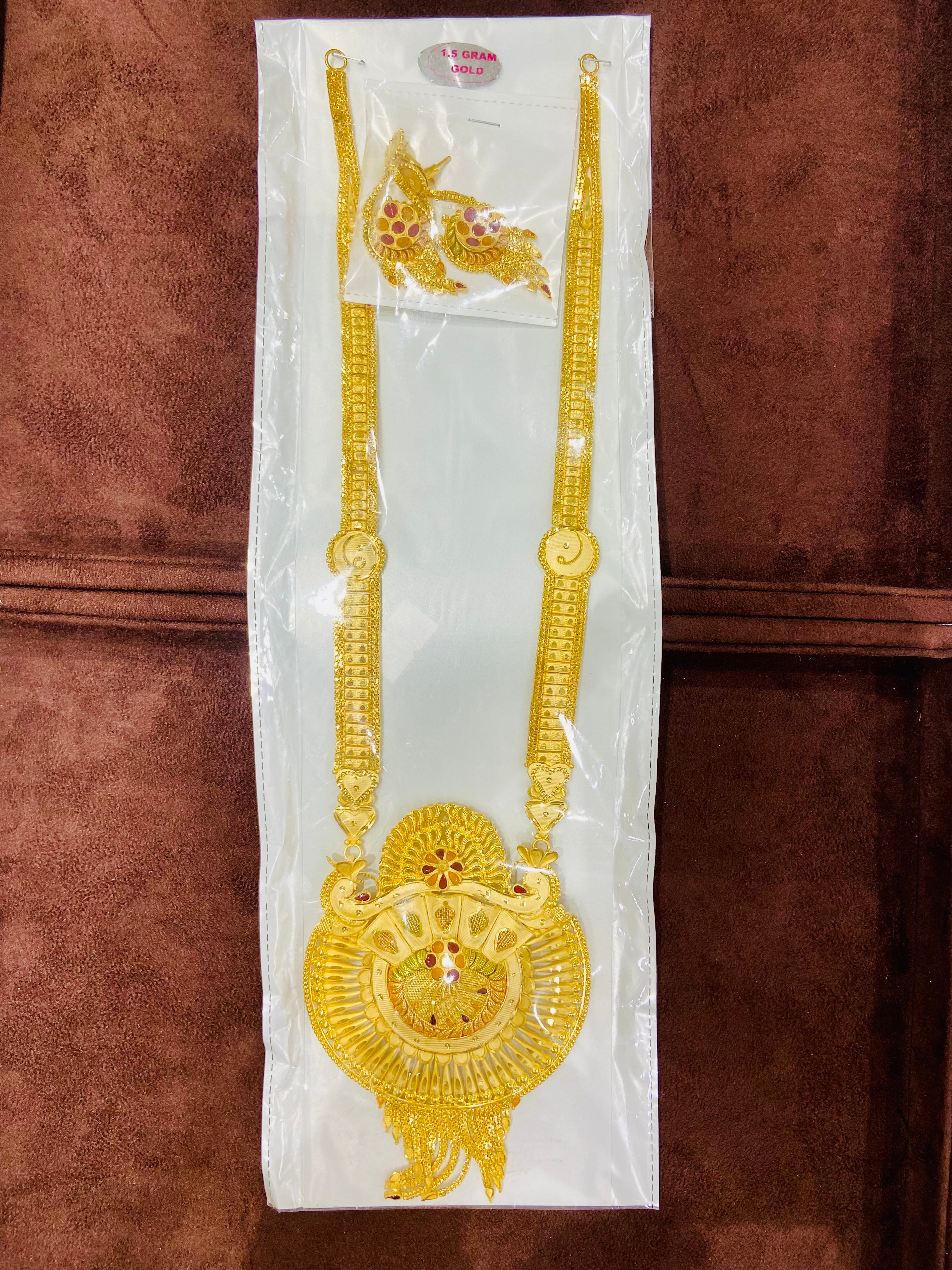 Modern Traditional Long Set Design with Earrings – LS12