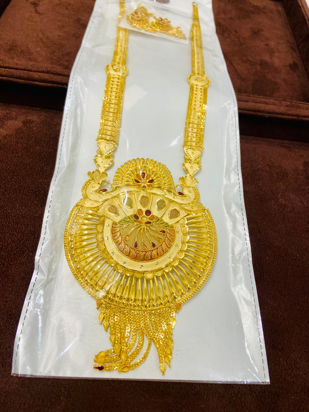 Modern Traditional Long Set Design with Earrings – LS12