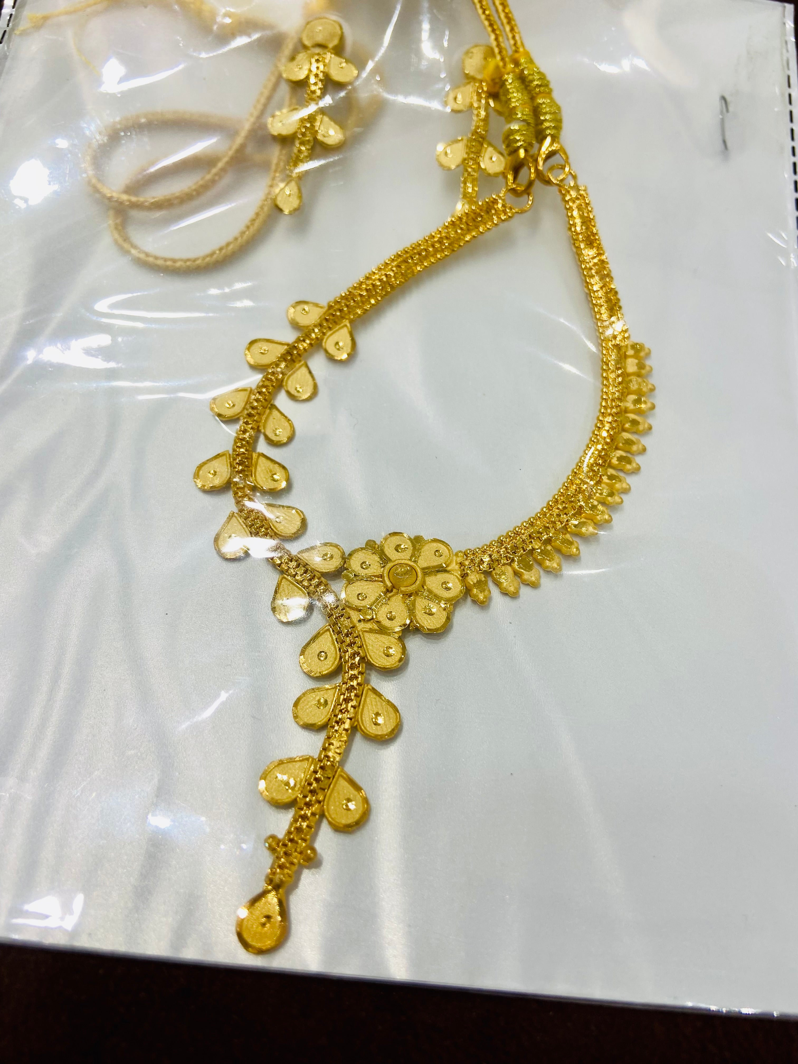 Traditional 1 GM Gold Necklace Set for Women – NS01