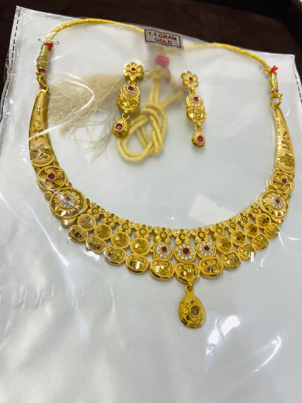 Designer Necklace Jewellery Set – NS04