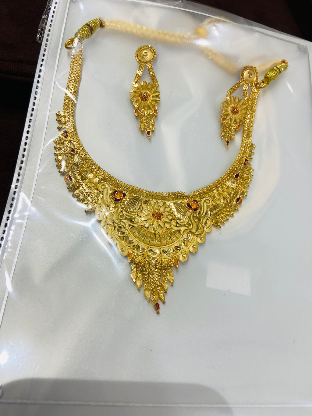 Lightweight Necklace Set for Saree – NS13