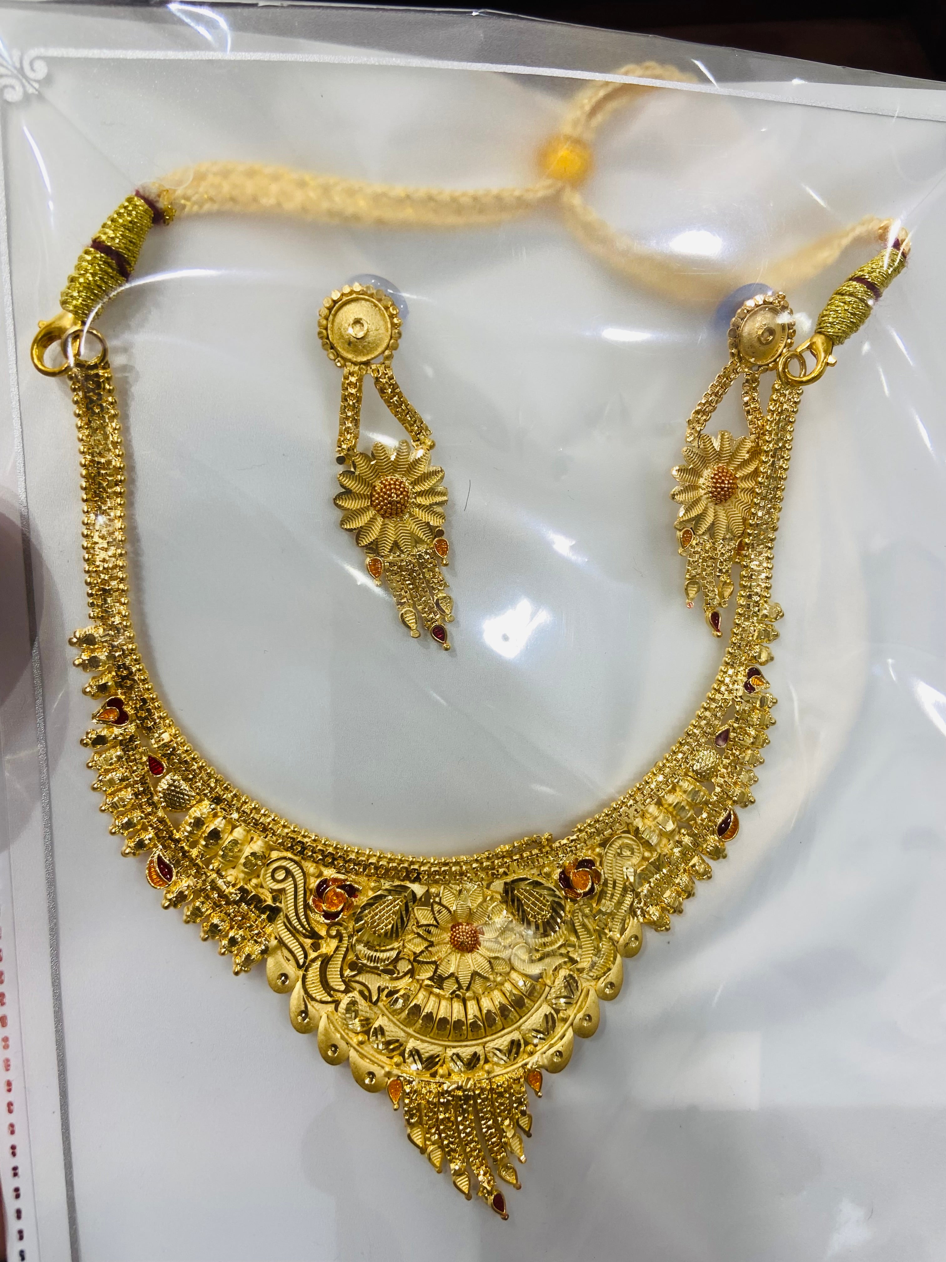 Lightweight Necklace Set for Saree