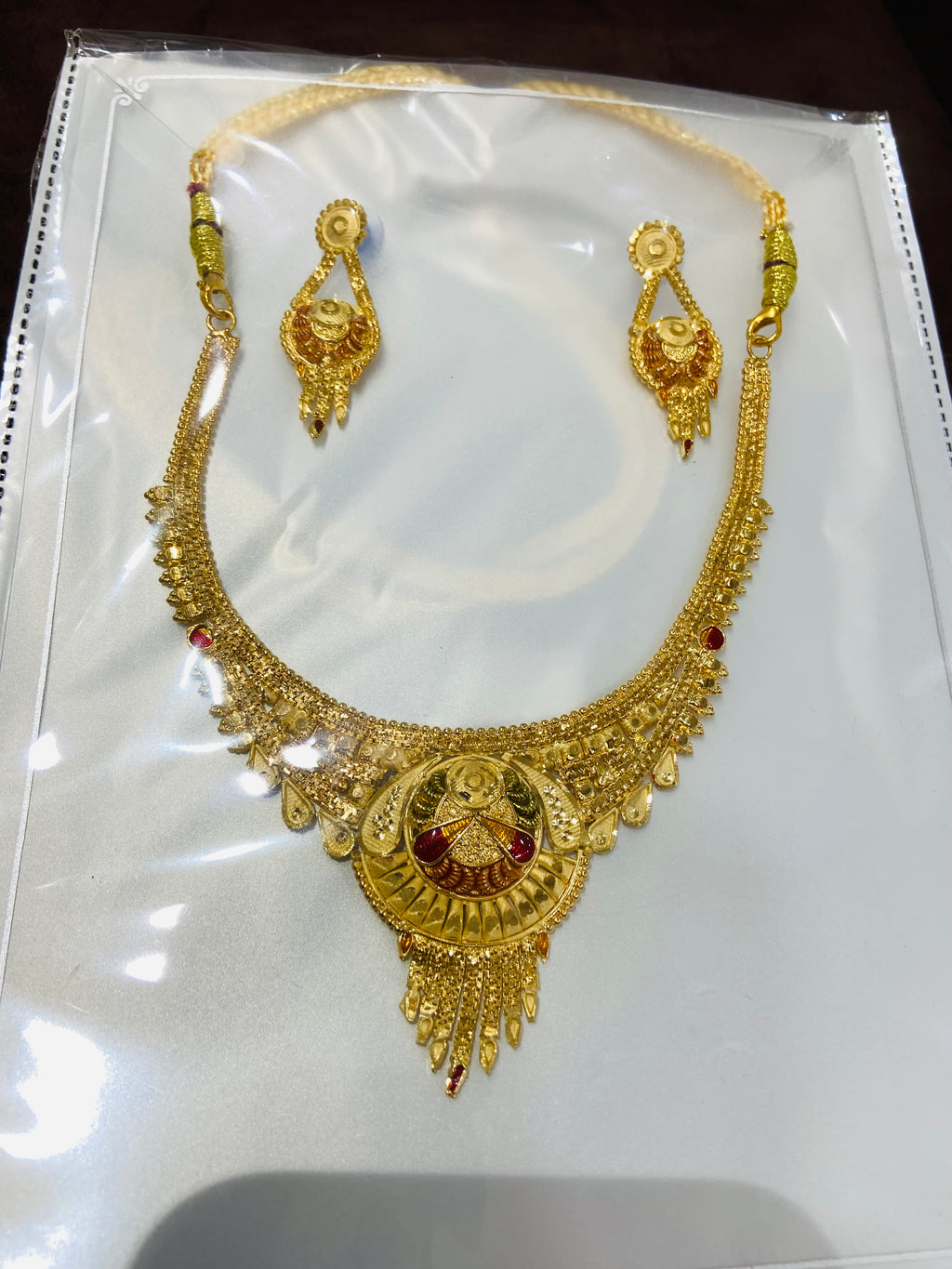 Stylish 1 GM Gold Necklace Set – NS21