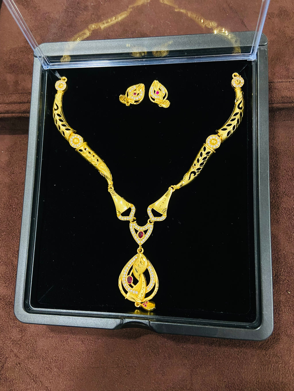 Traditional Heart Design Necklace Set – NS25