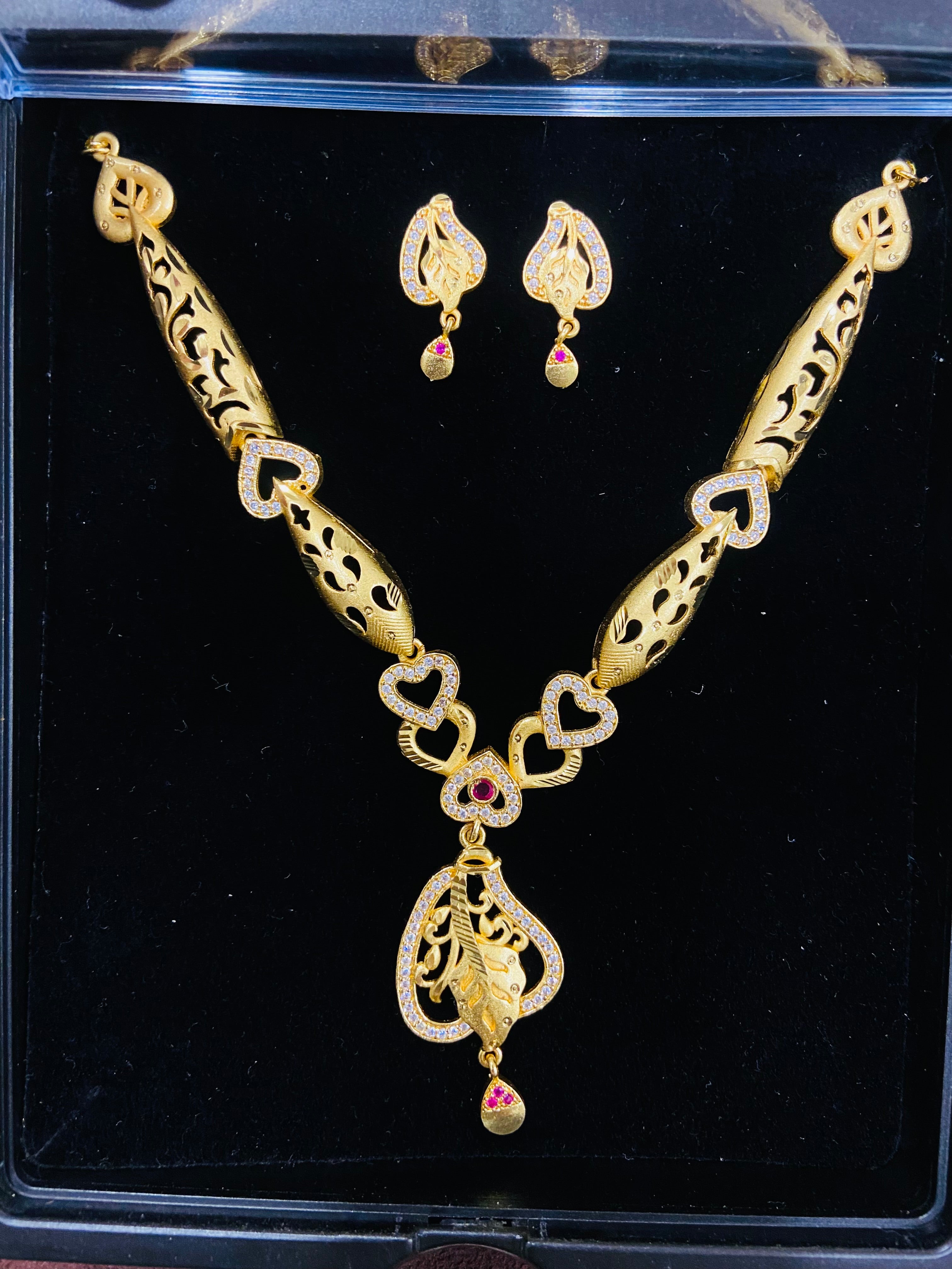 Stylish Party Wear 1 Gram Necklace Set – NS27