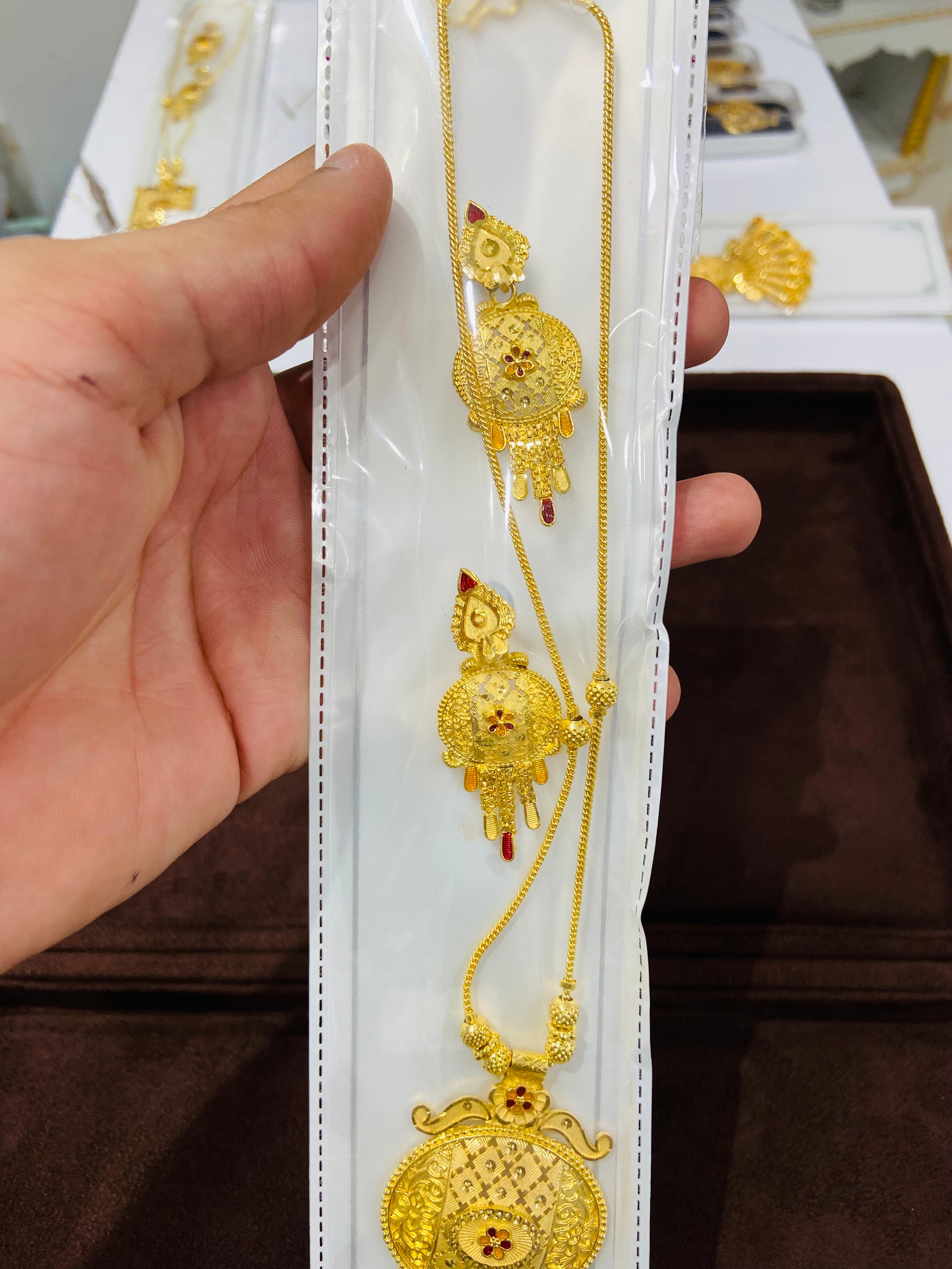 Designer Pendant Set with Earrings PS02
