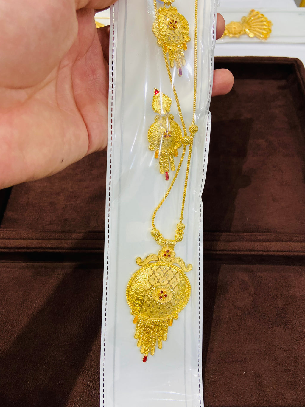 Designer Pendant Set with Earrings PS02