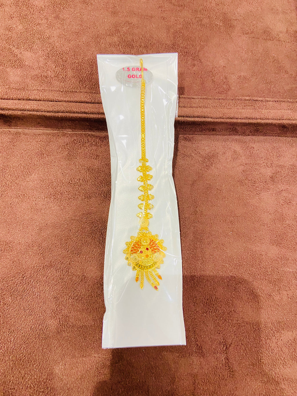 1 Gram Gold Floral Mangtika MT01
