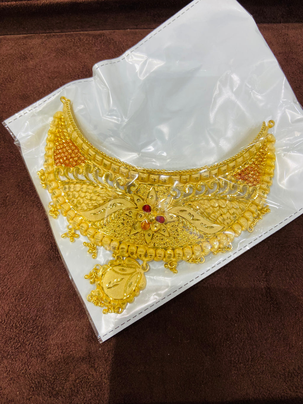 1 Gram Gold Bridal Choker Set CS01