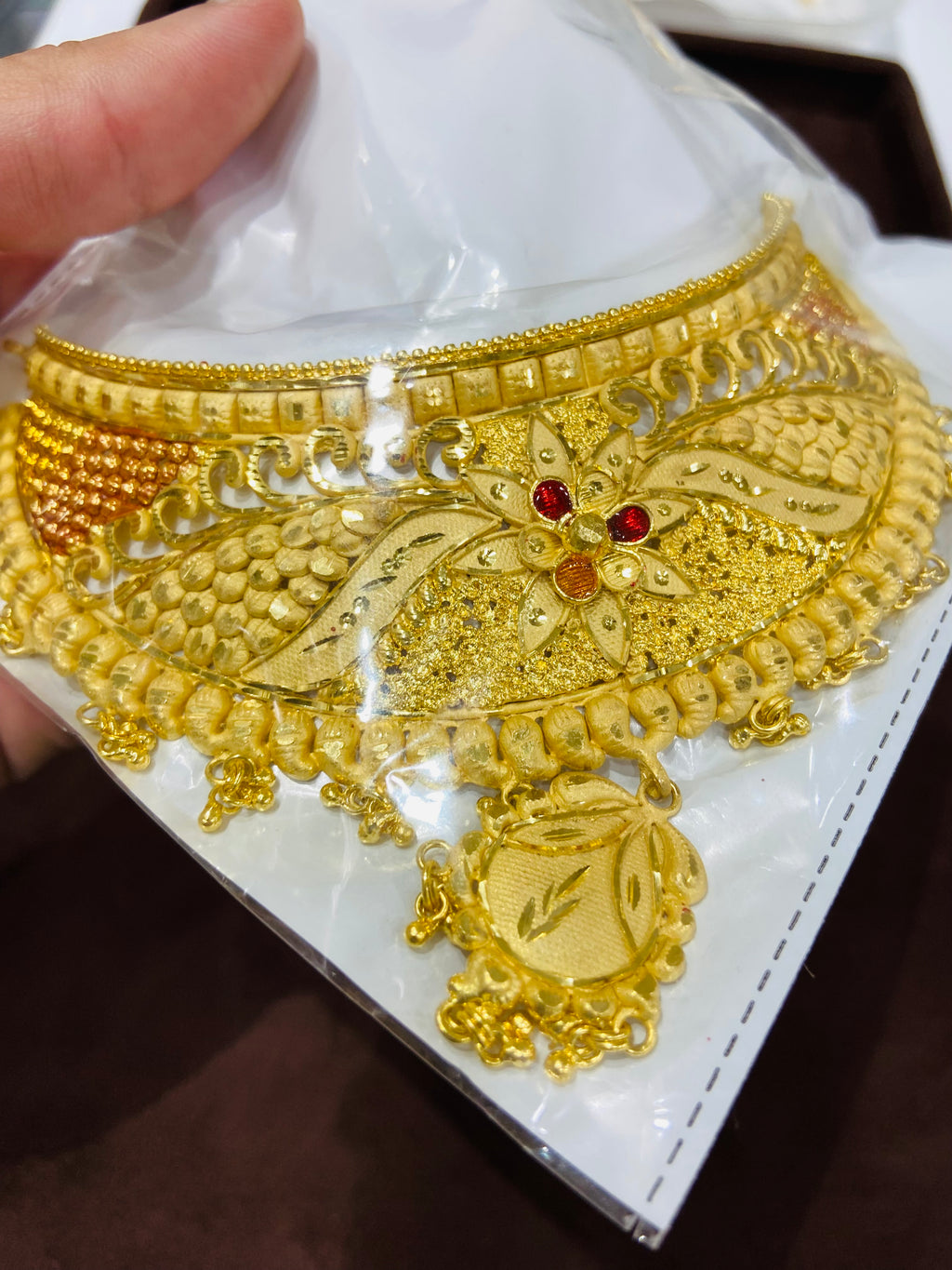 1 Gram Gold Bridal Choker Set CS01