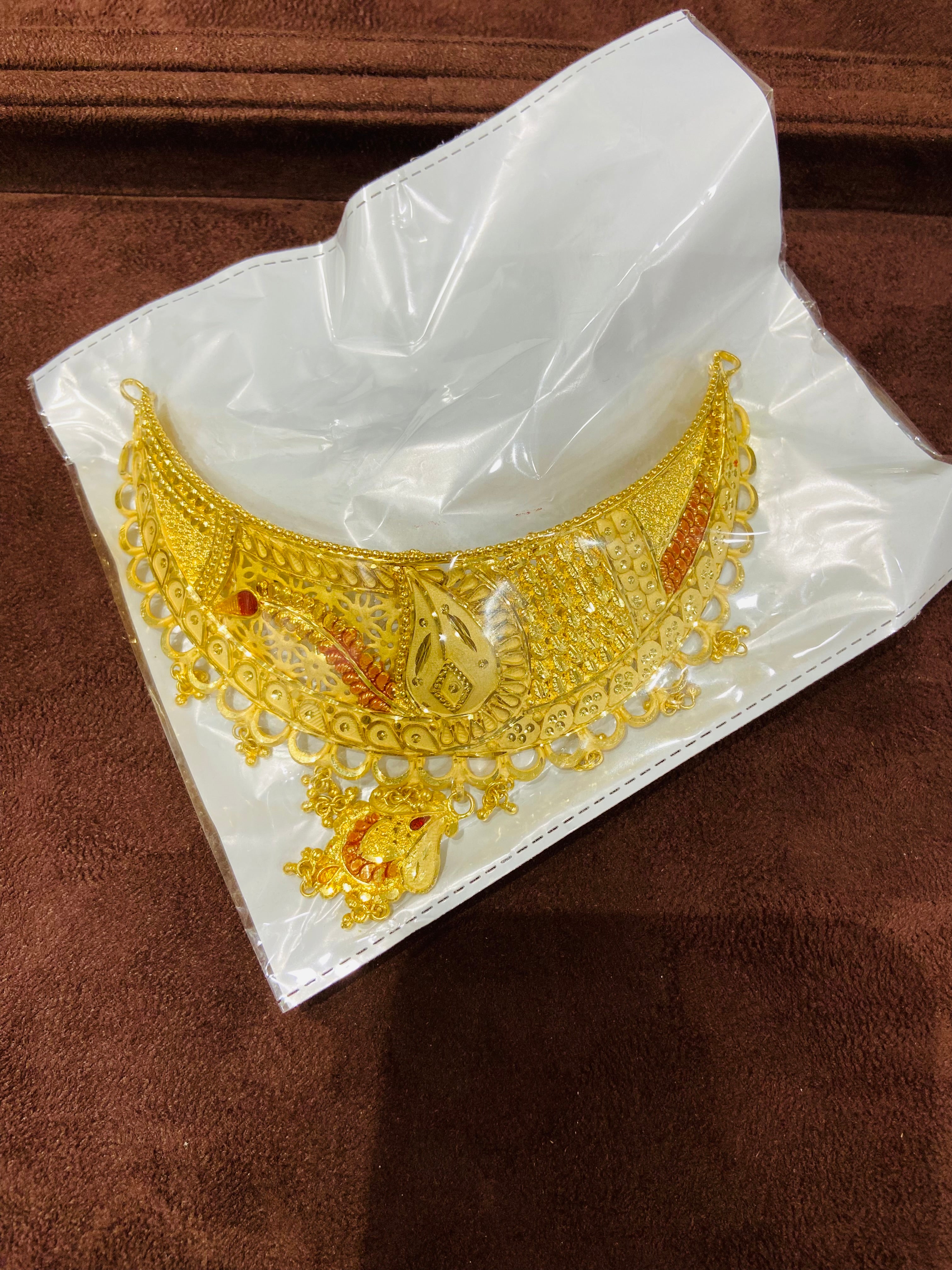 Designer 1 GM Gold Choker Set in Jaunpur CS02