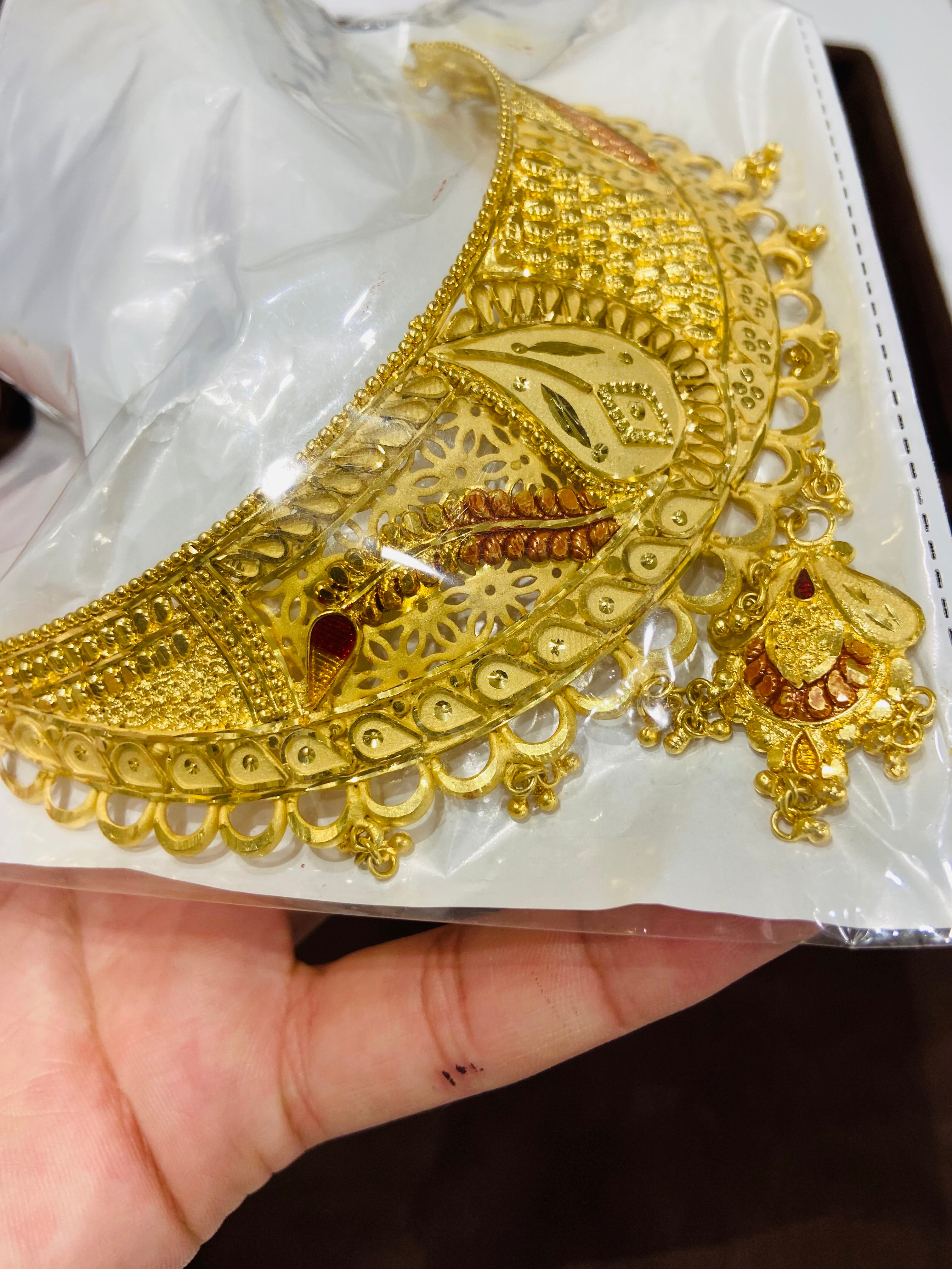 Designer 1 GM Gold Choker Set in Jaunpur CS02