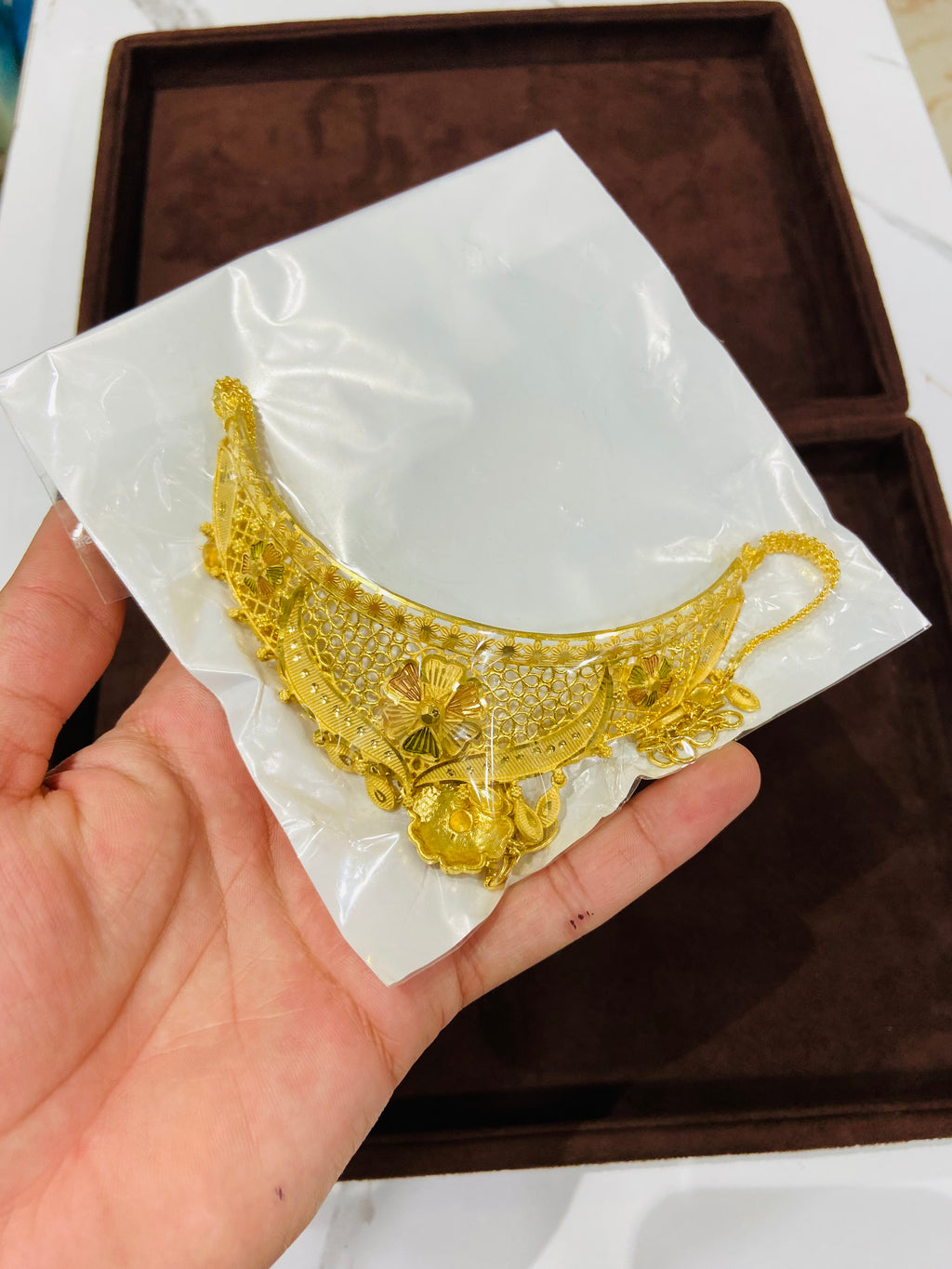 Traditional Gold Polish Choker Set CS03