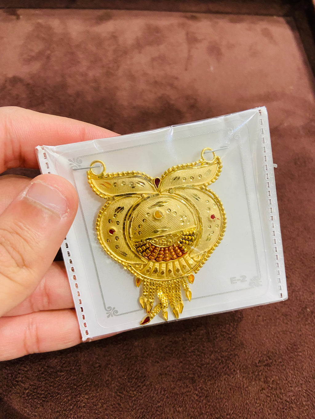 1 Gram Gold Wedding Locket for Women LK01