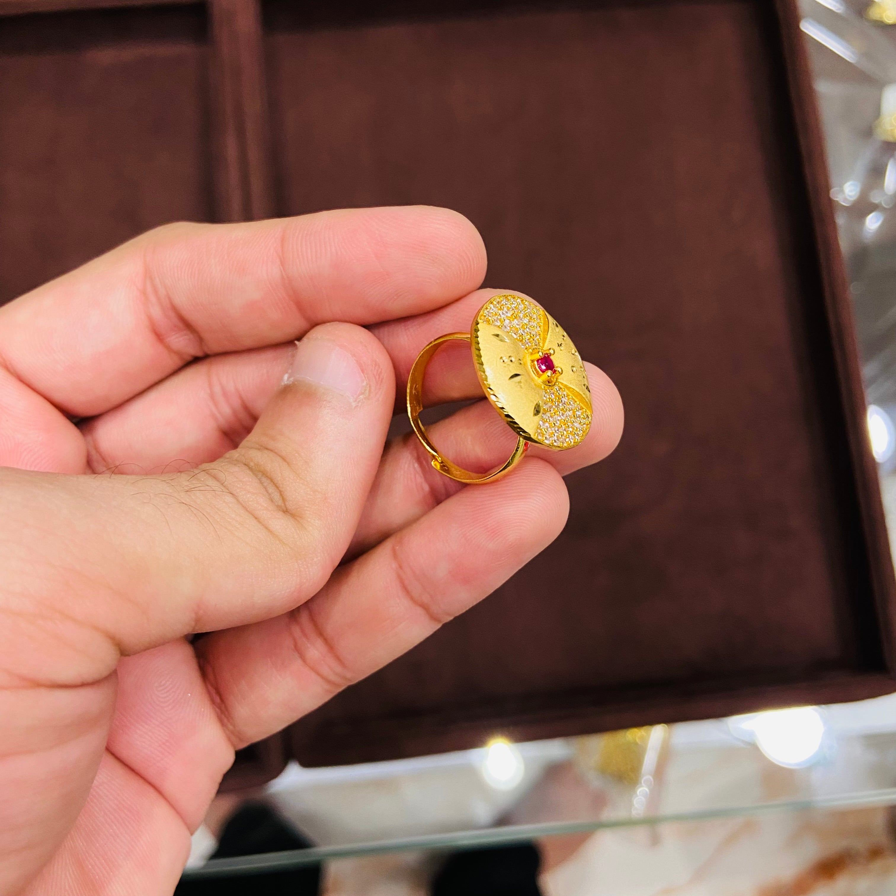 Fashion 1 gm Gold Ring for Women FR14