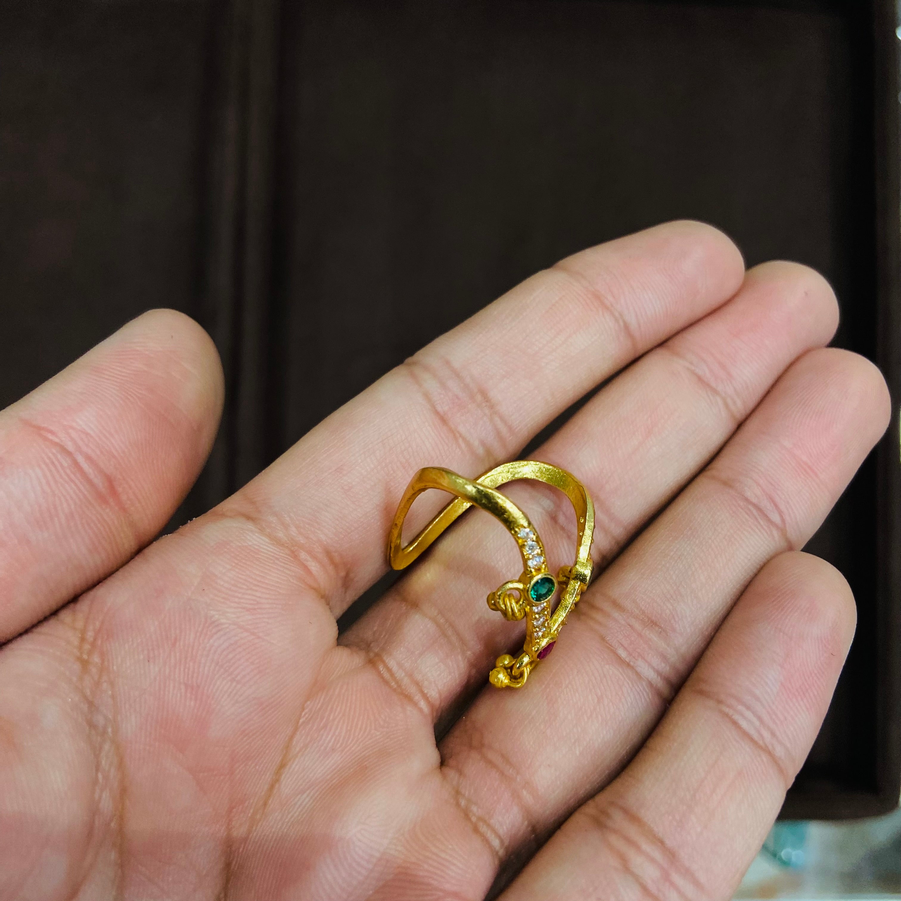 Premium Gold Finish Ring FR15