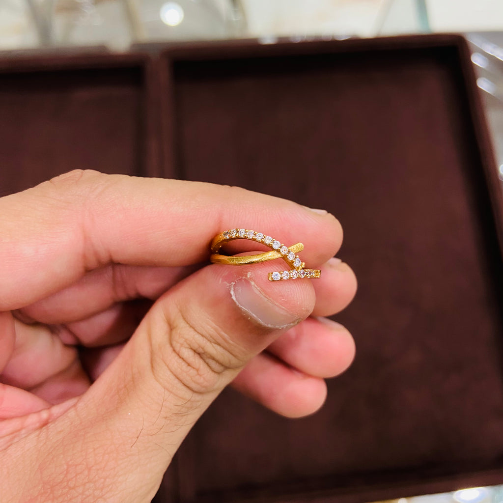 Statement 1 GM Gold Ring for Girls FR17