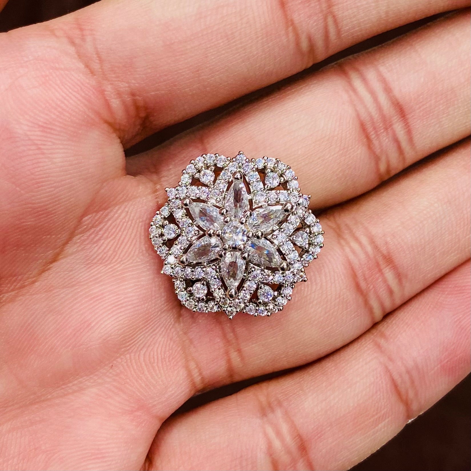 Designer American Diamond Ring - ADR04