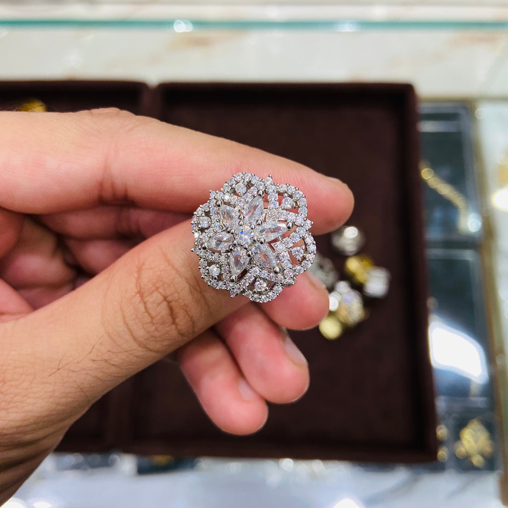 Designer American Diamond Ring - ADR04