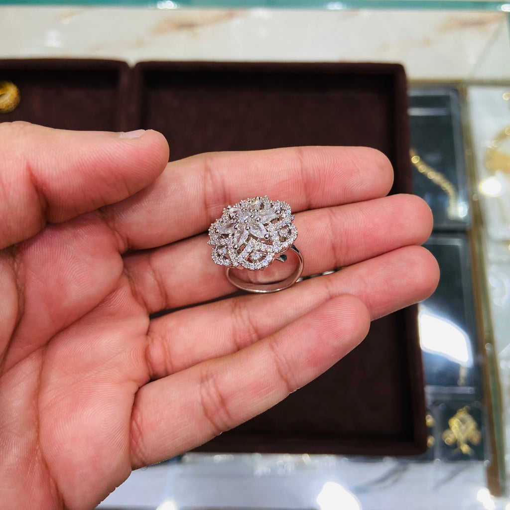 Designer American Diamond Ring - ADR04