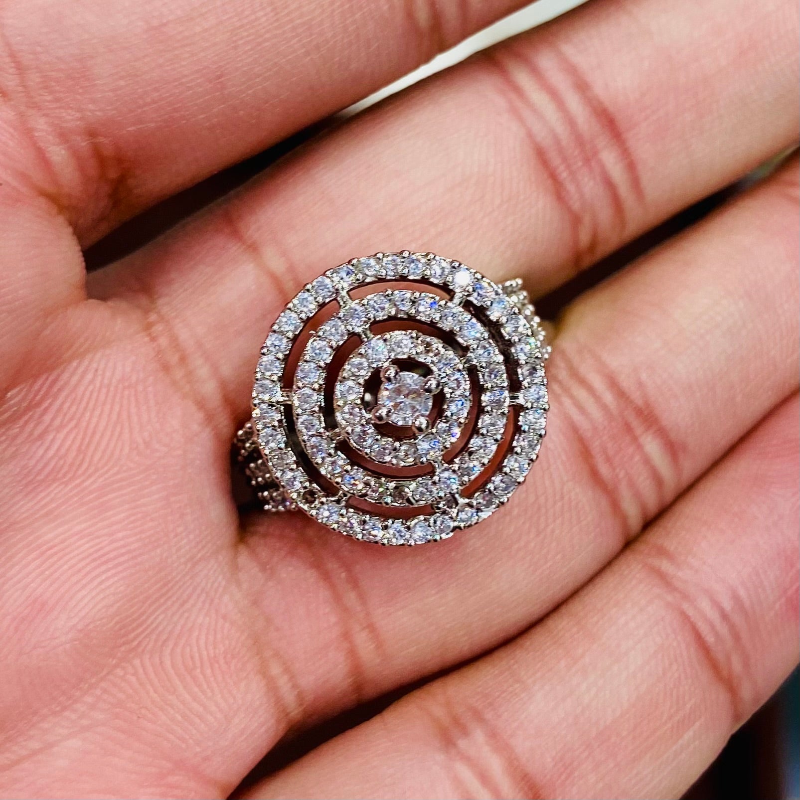 Wedding Style AD Ring for Ladies - ADR08