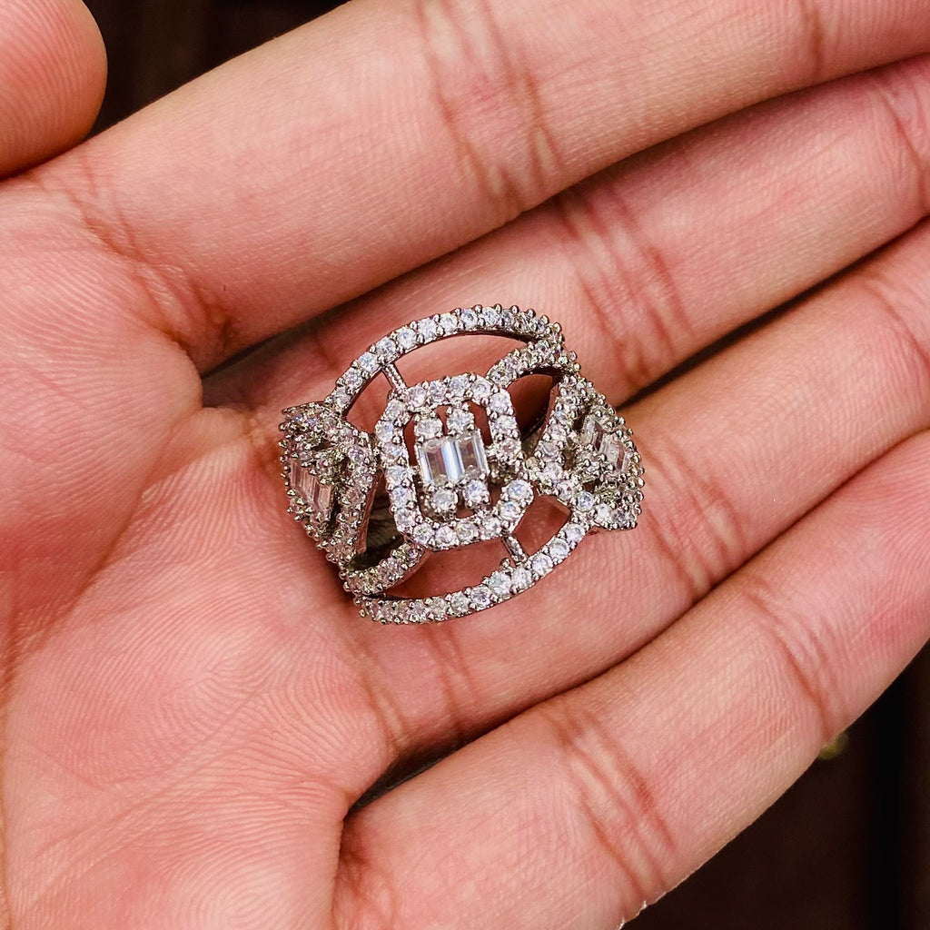 Premium Party Wear AD Ring - ADR10