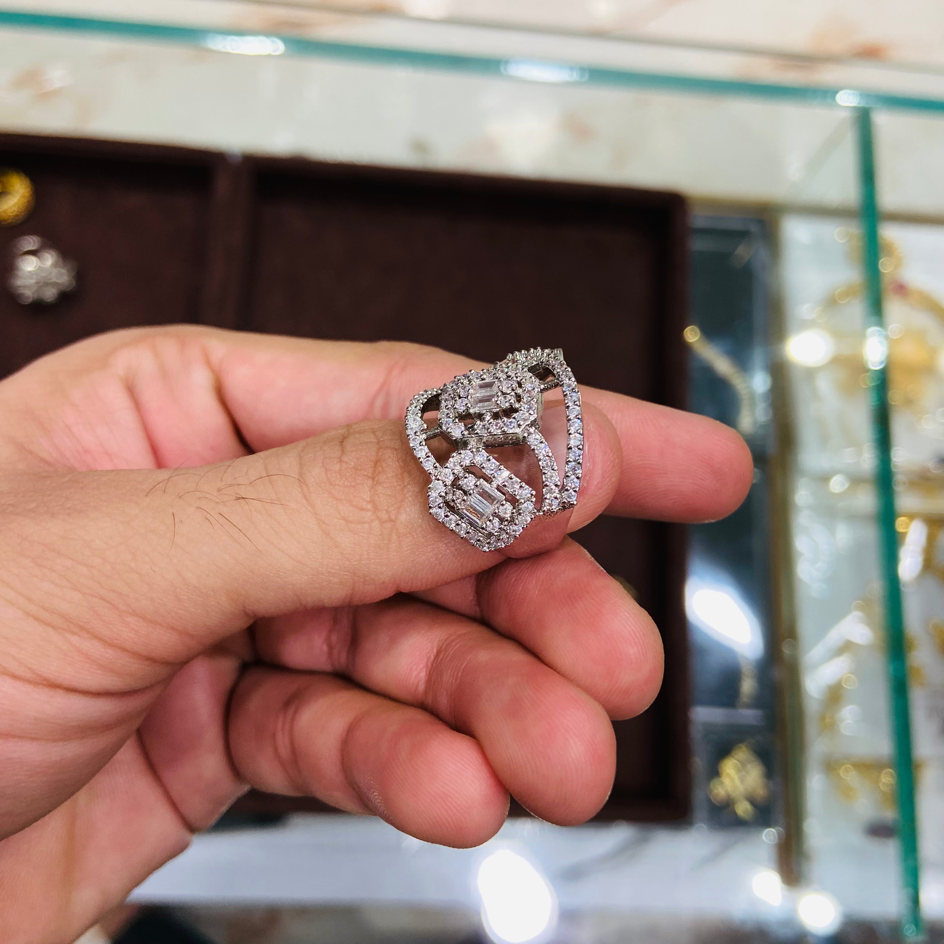 Premium Party Wear AD Ring - ADR10