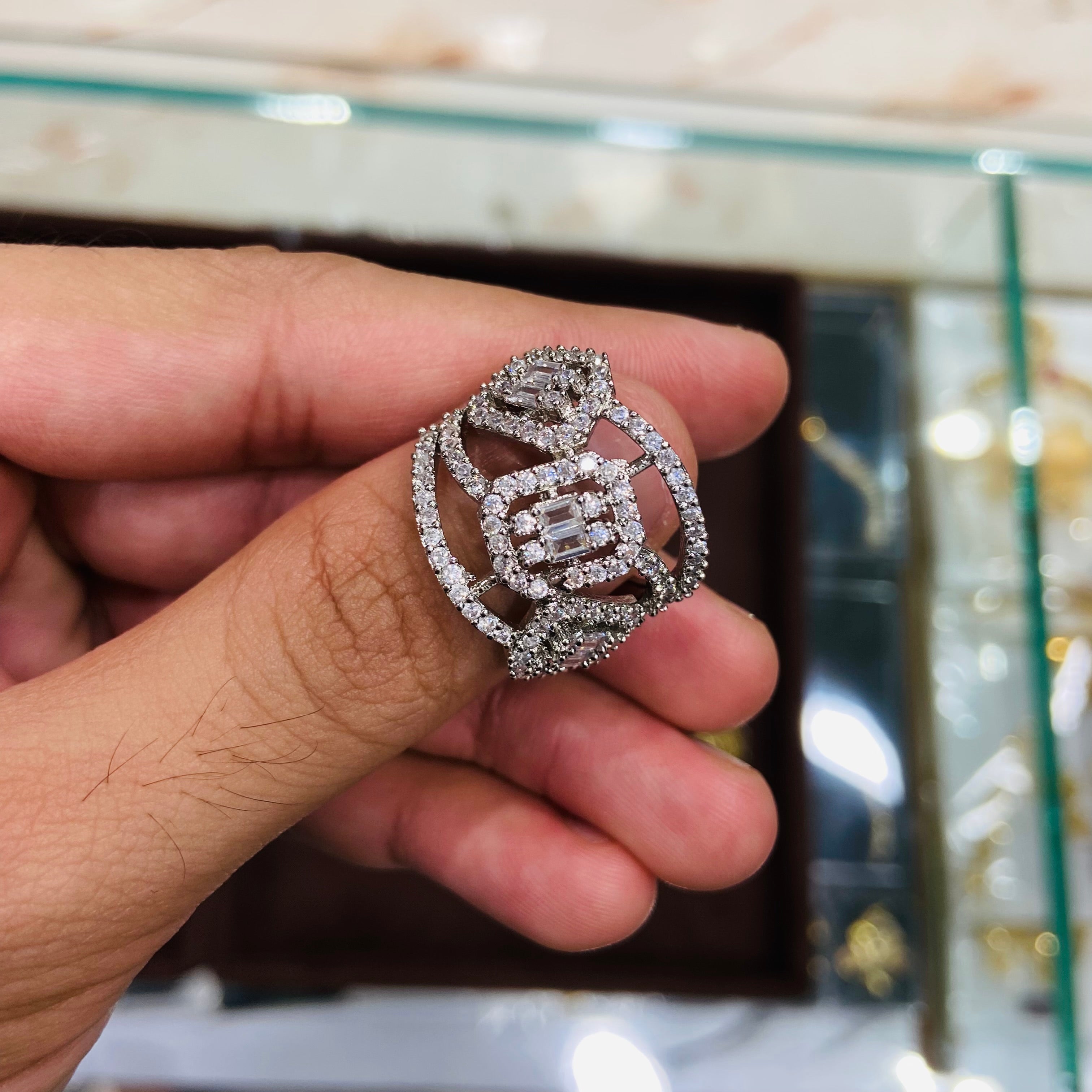 Premium Party Wear AD Ring - ADR10