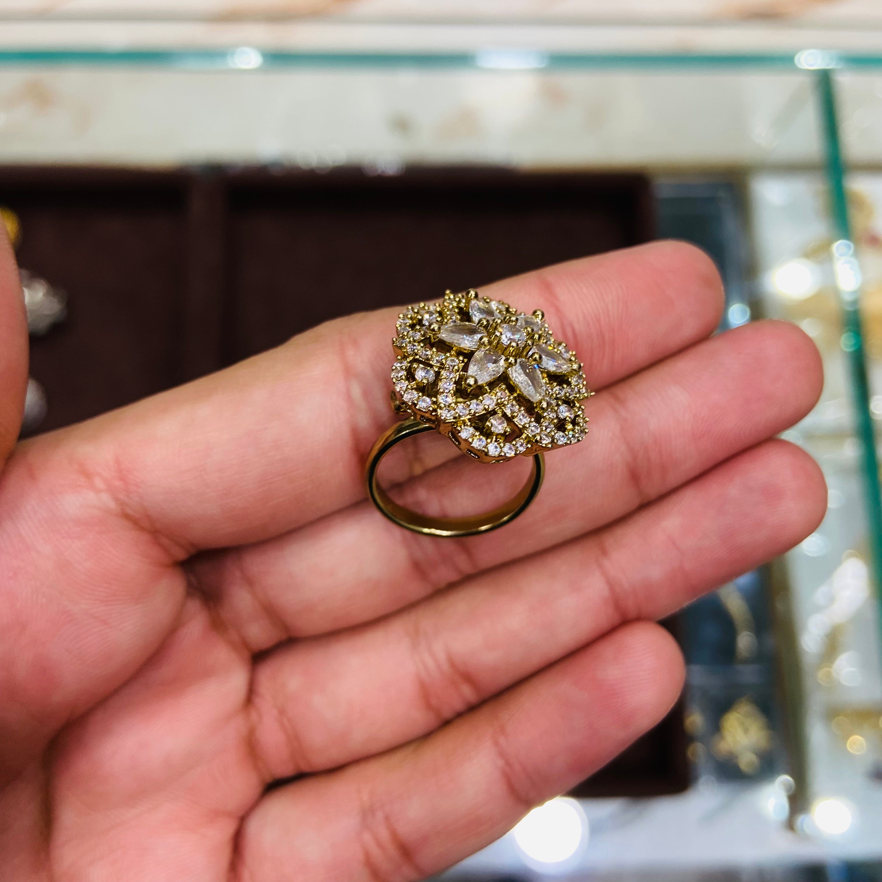 Designer American Diamond Ring - ADR04