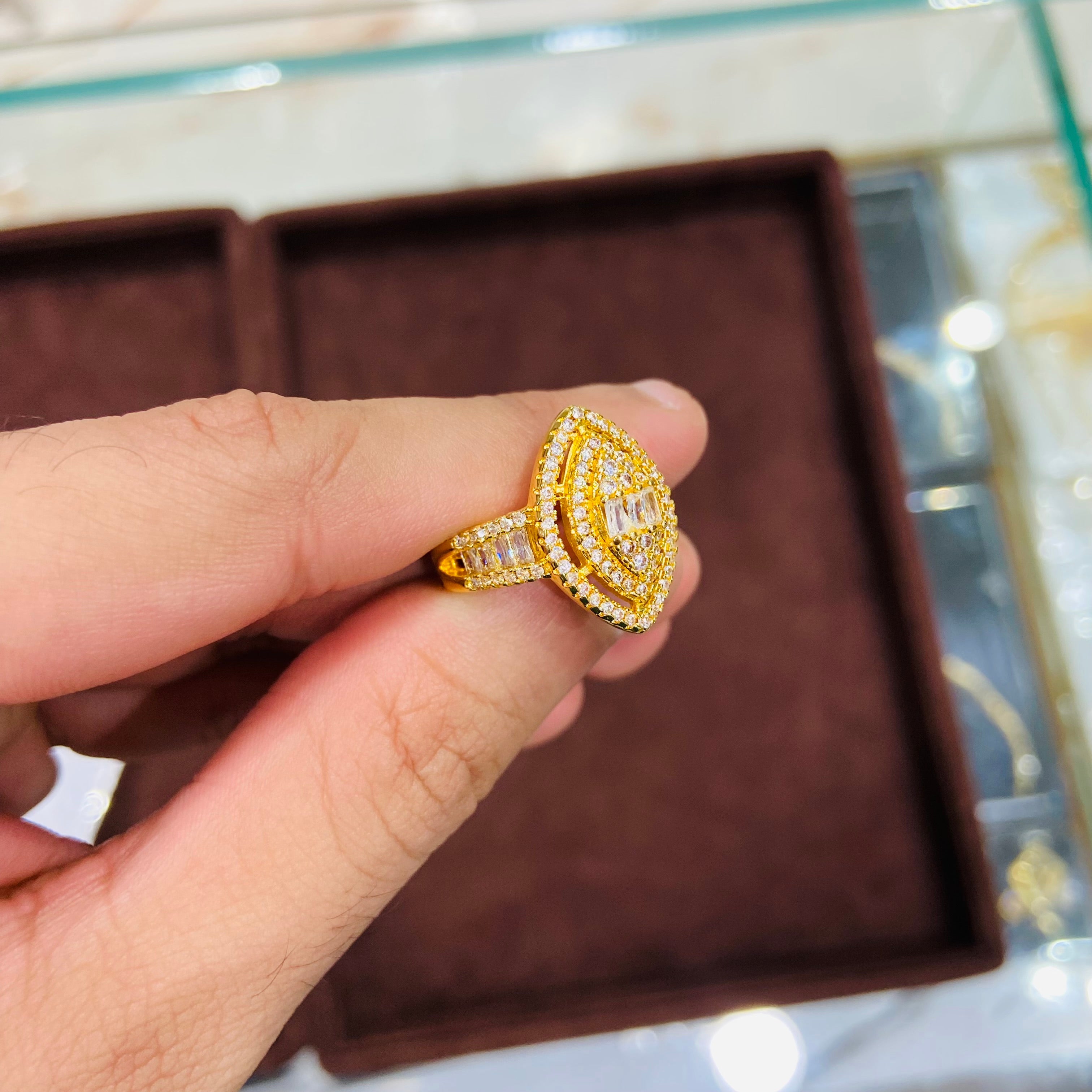 Premium CZ Diamond Ring - ADR13