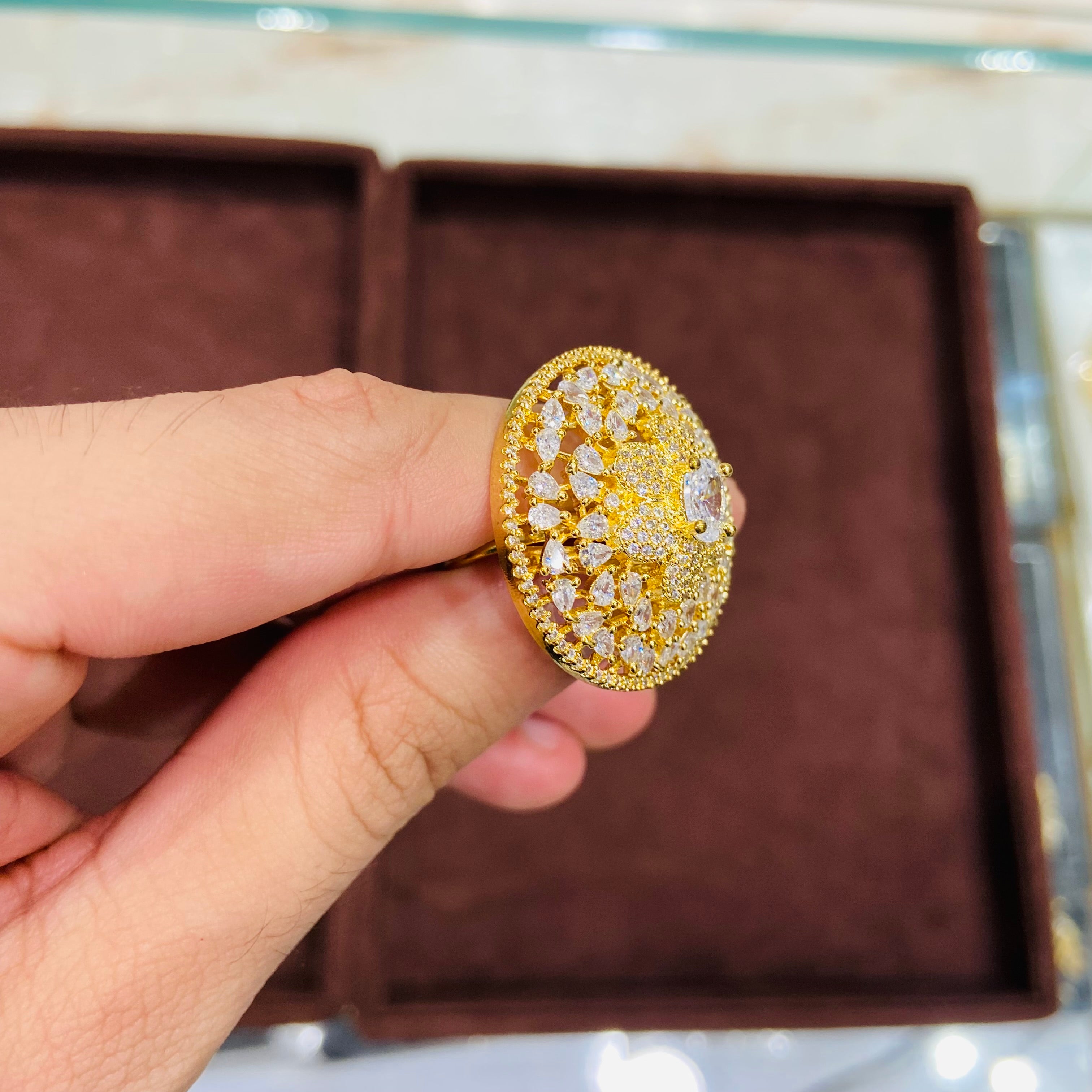 Designer CZ Diamond Ring - ADR17