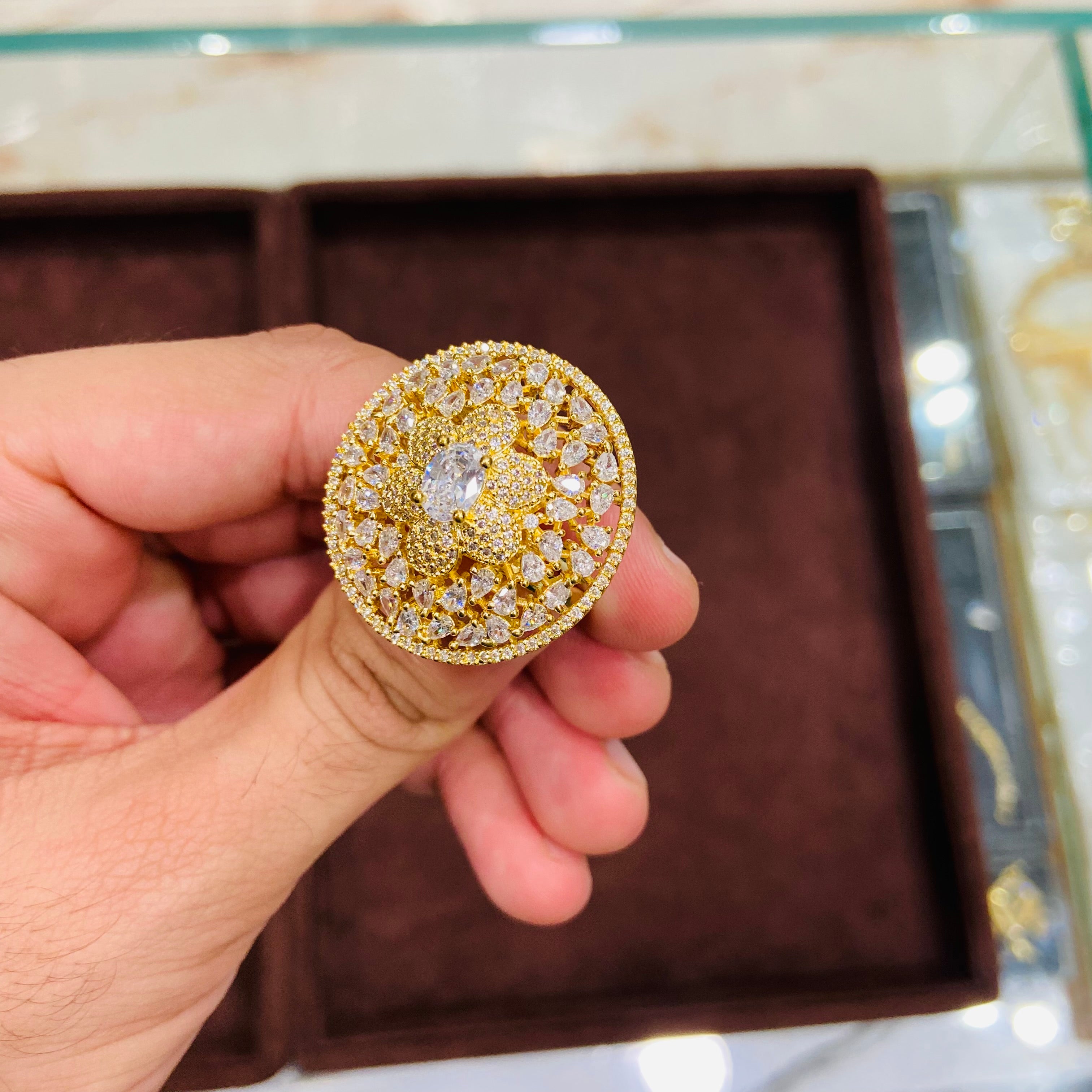Designer CZ Diamond Ring - ADR17