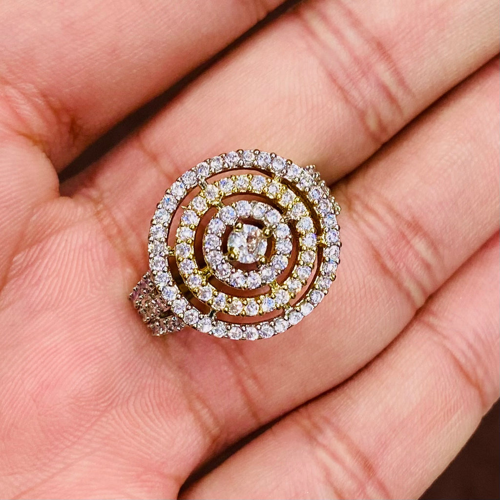 Wedding Style AD Ring for Ladies - ADR08