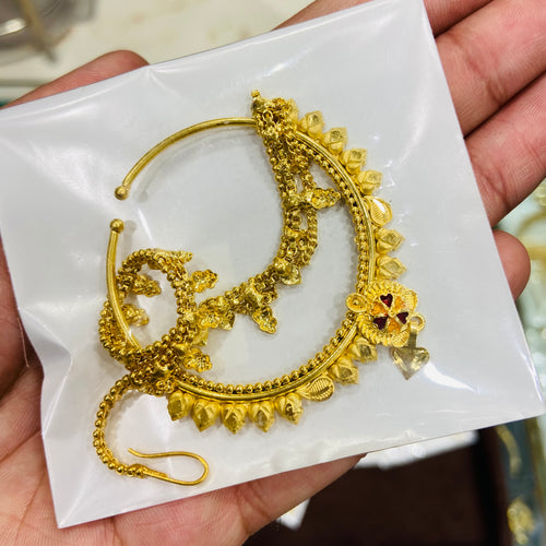 Classic Gold Nose Ring Style Nath - NT05