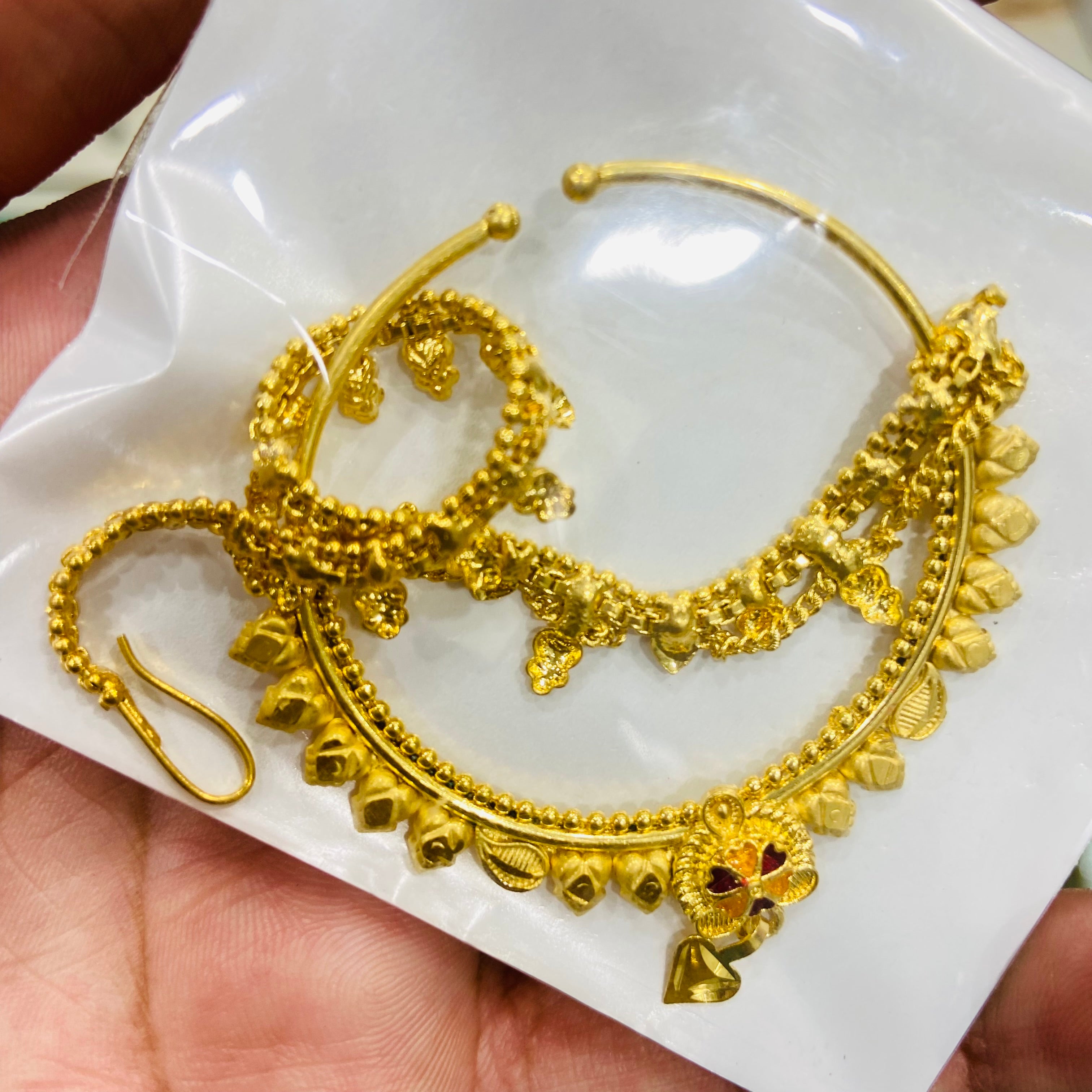 Classic Gold Nose Ring Style Nath - NT05