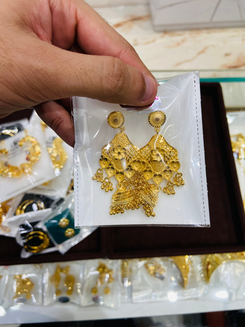 Premium 1 Gram Gold Earrings for Women - ER01