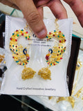 Designer Gold Earrings for Ladies - ER02