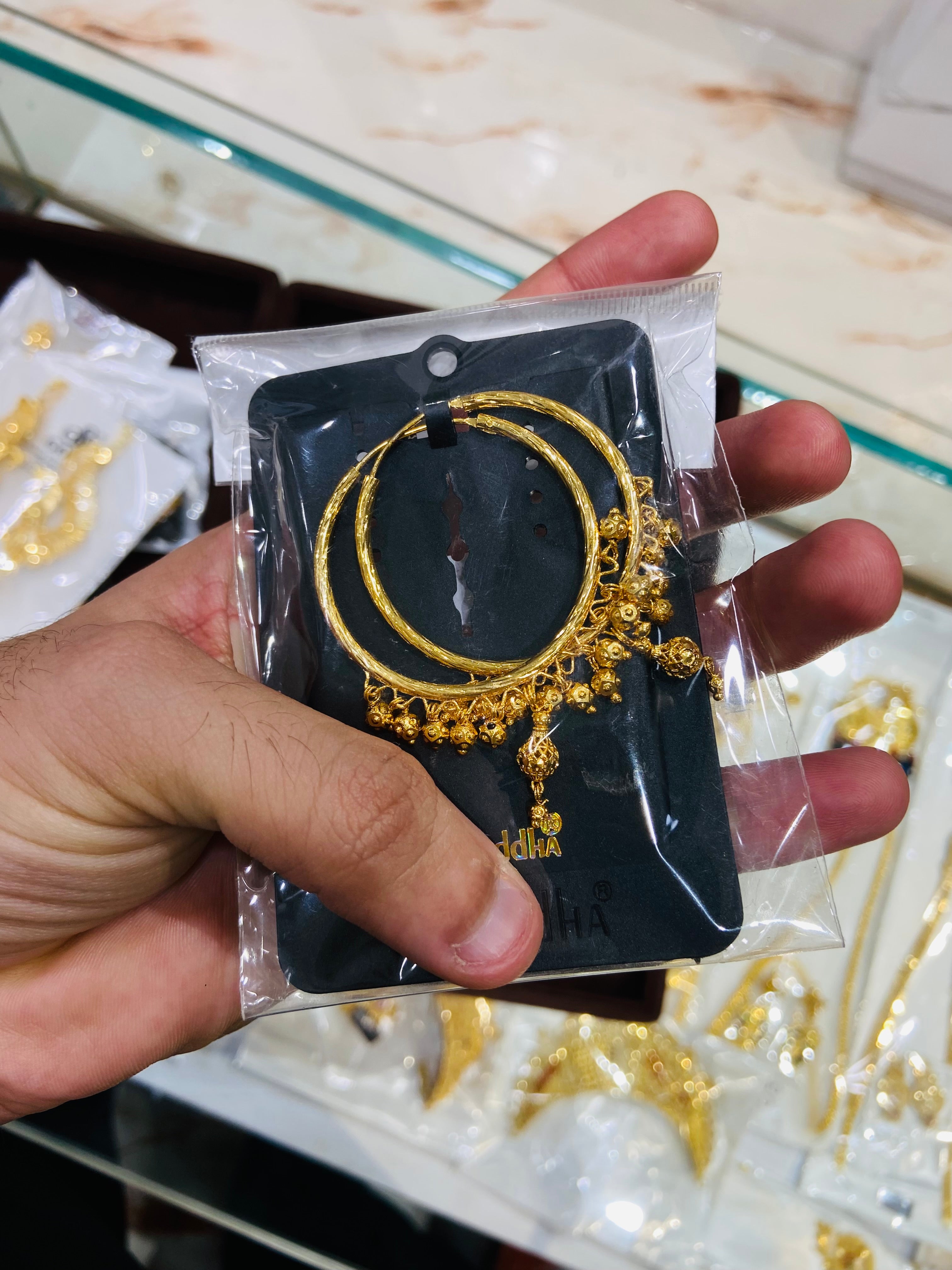 Traditional 1 Gram Gold Earrings - ER03