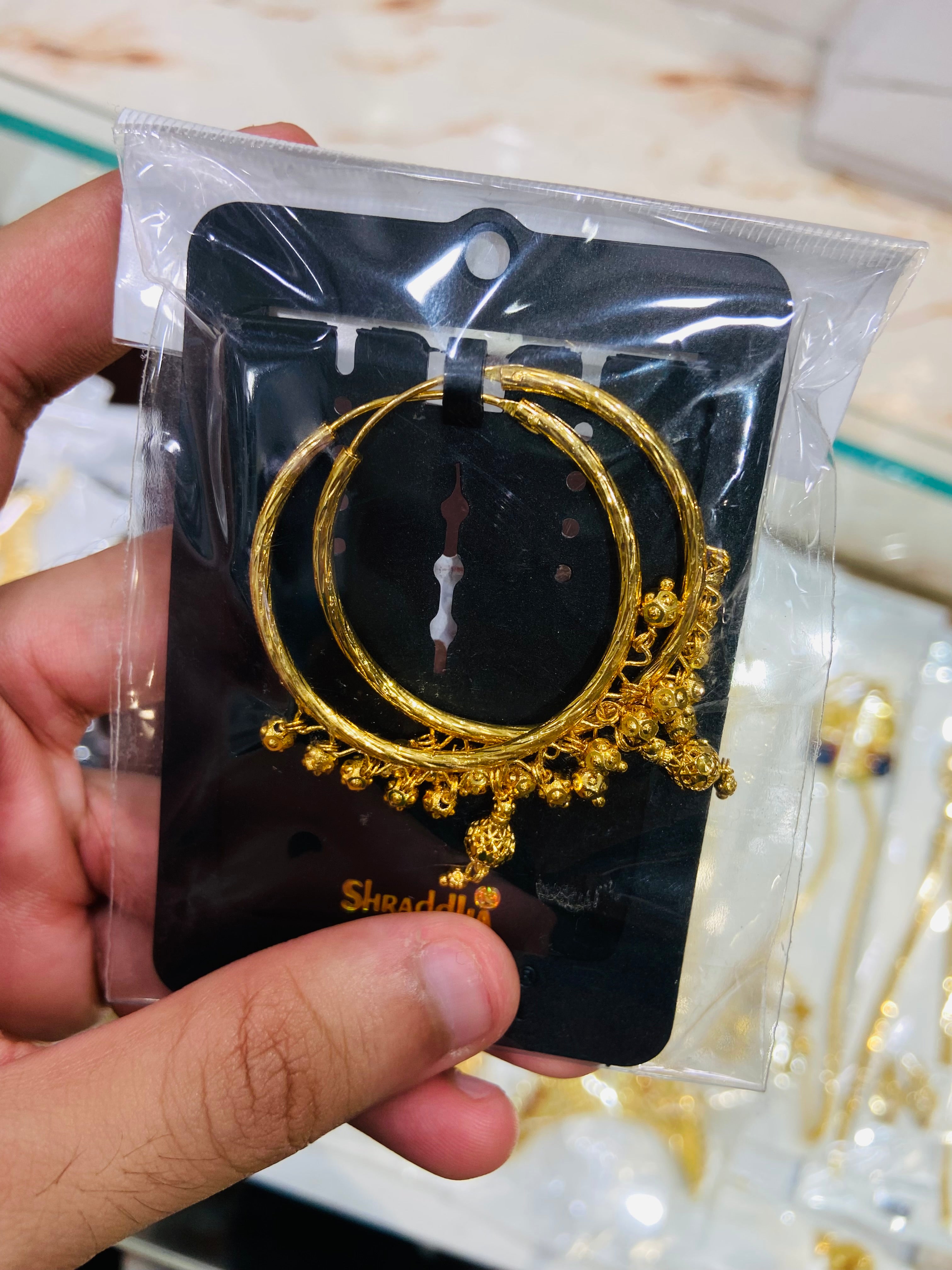 Traditional 1 Gram Gold Earrings - ER03