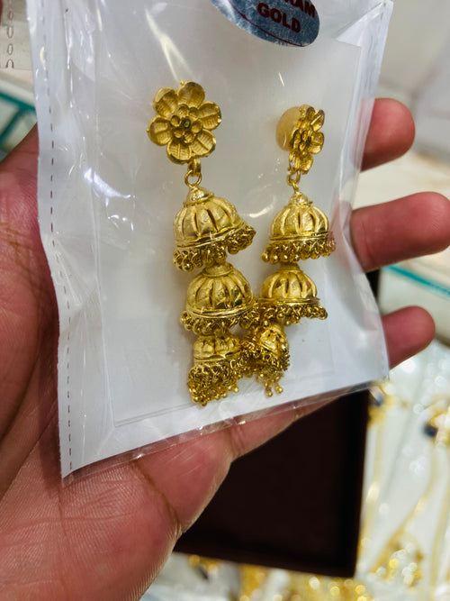 Party Wear Gold Earrings - ER05