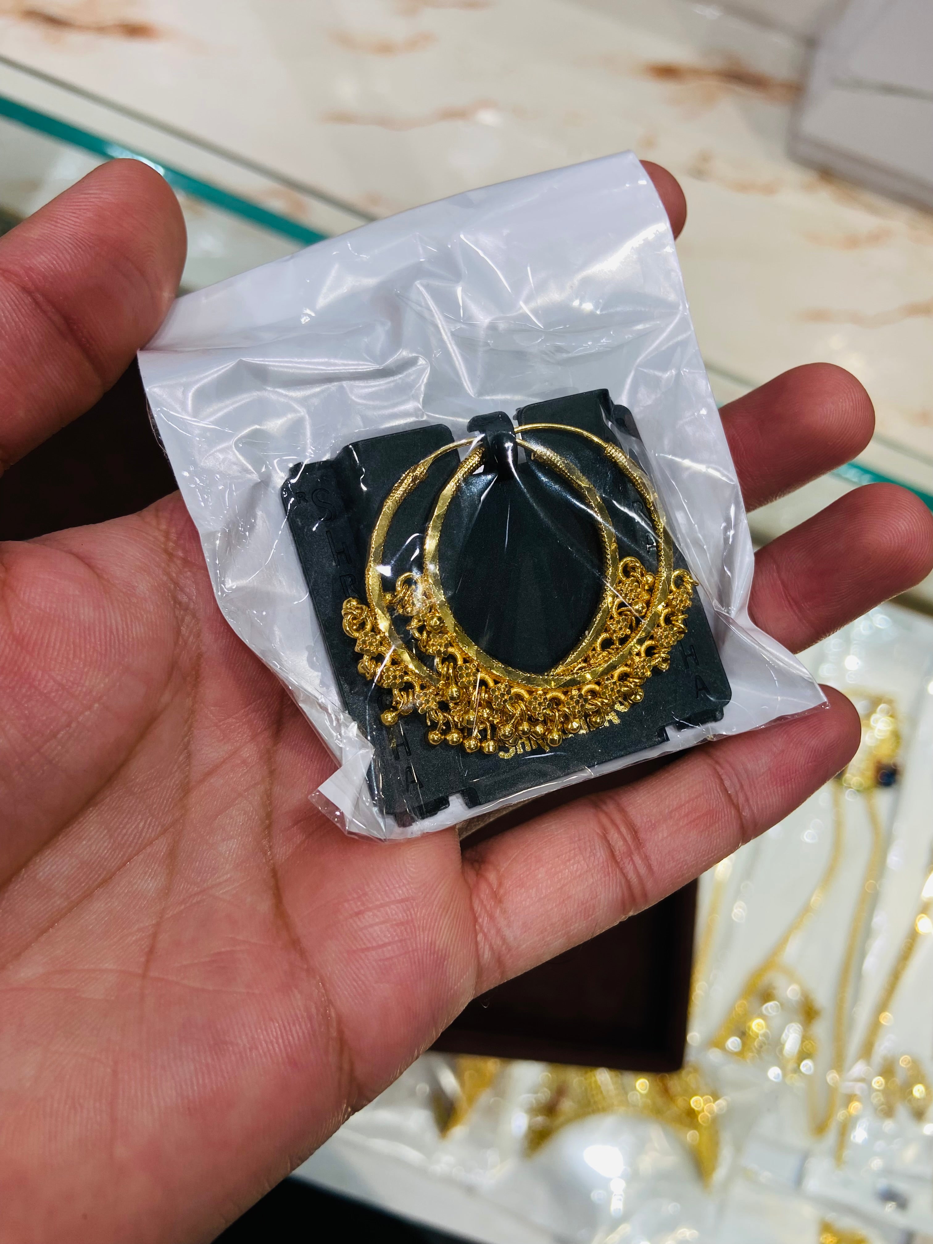 Stylish 1 Gram Gold Earrings - ER06