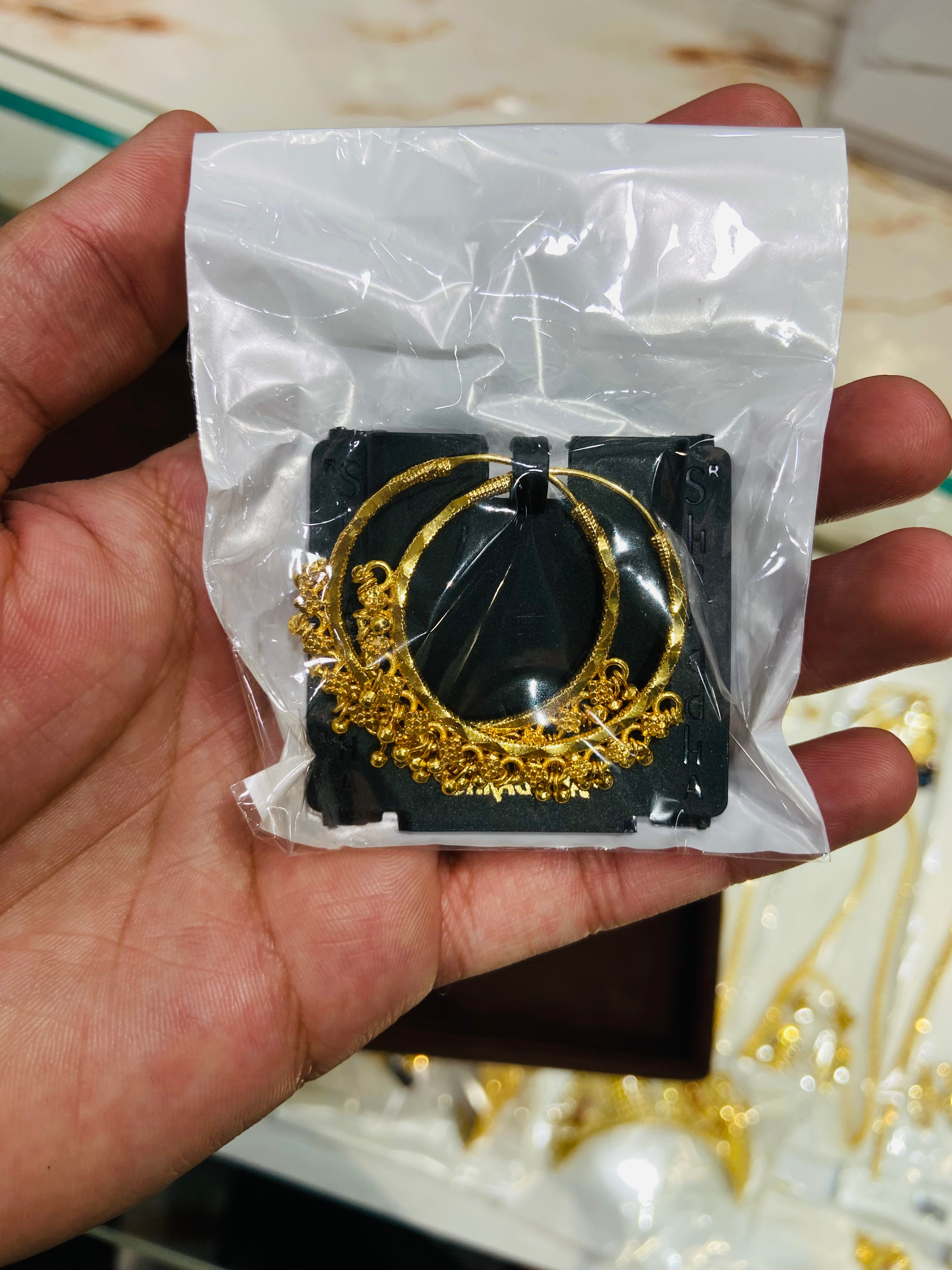 Stylish 1 Gram Gold Earrings - ER06