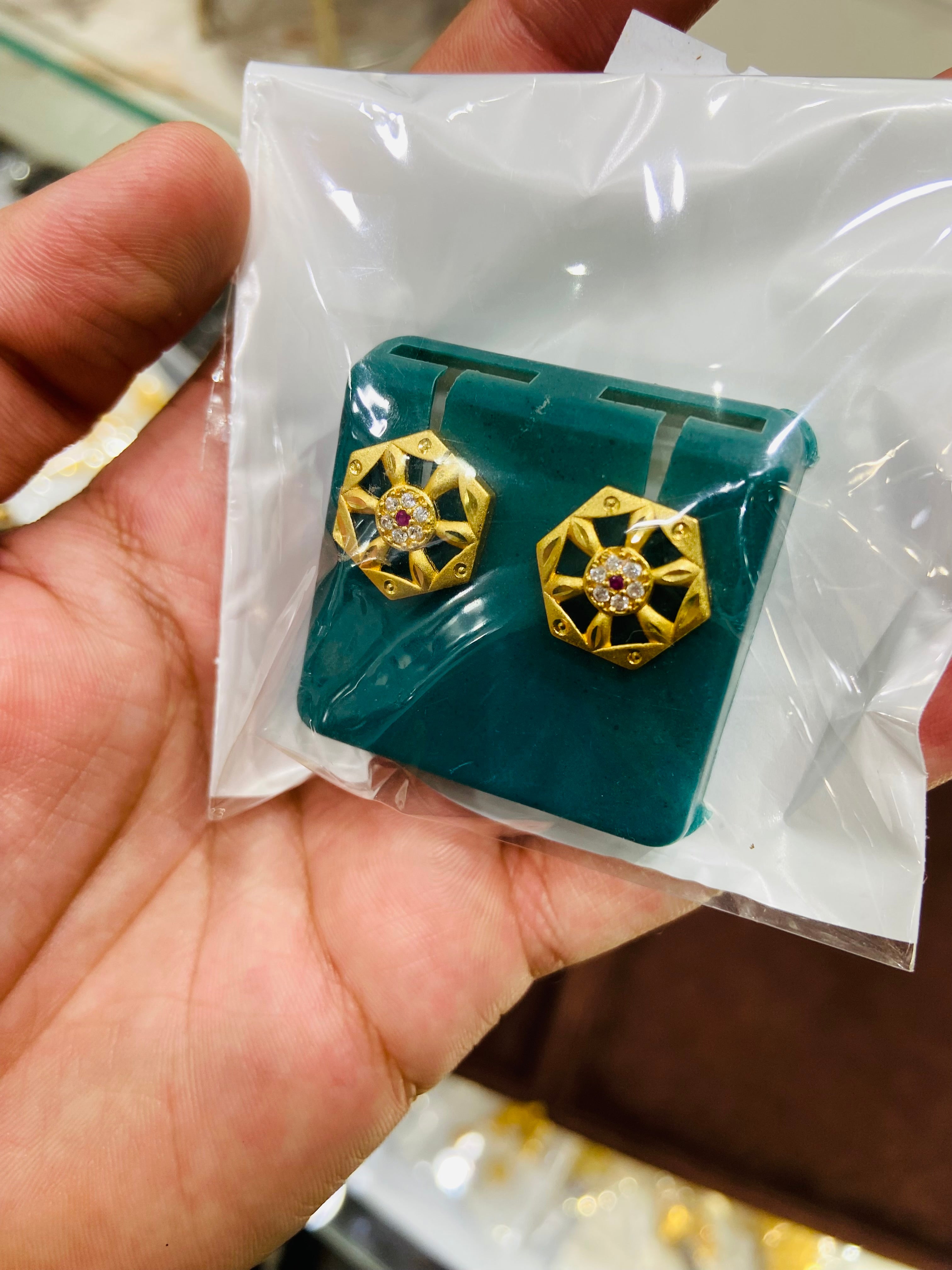 Wedding Wear Gold Earrings - ER08