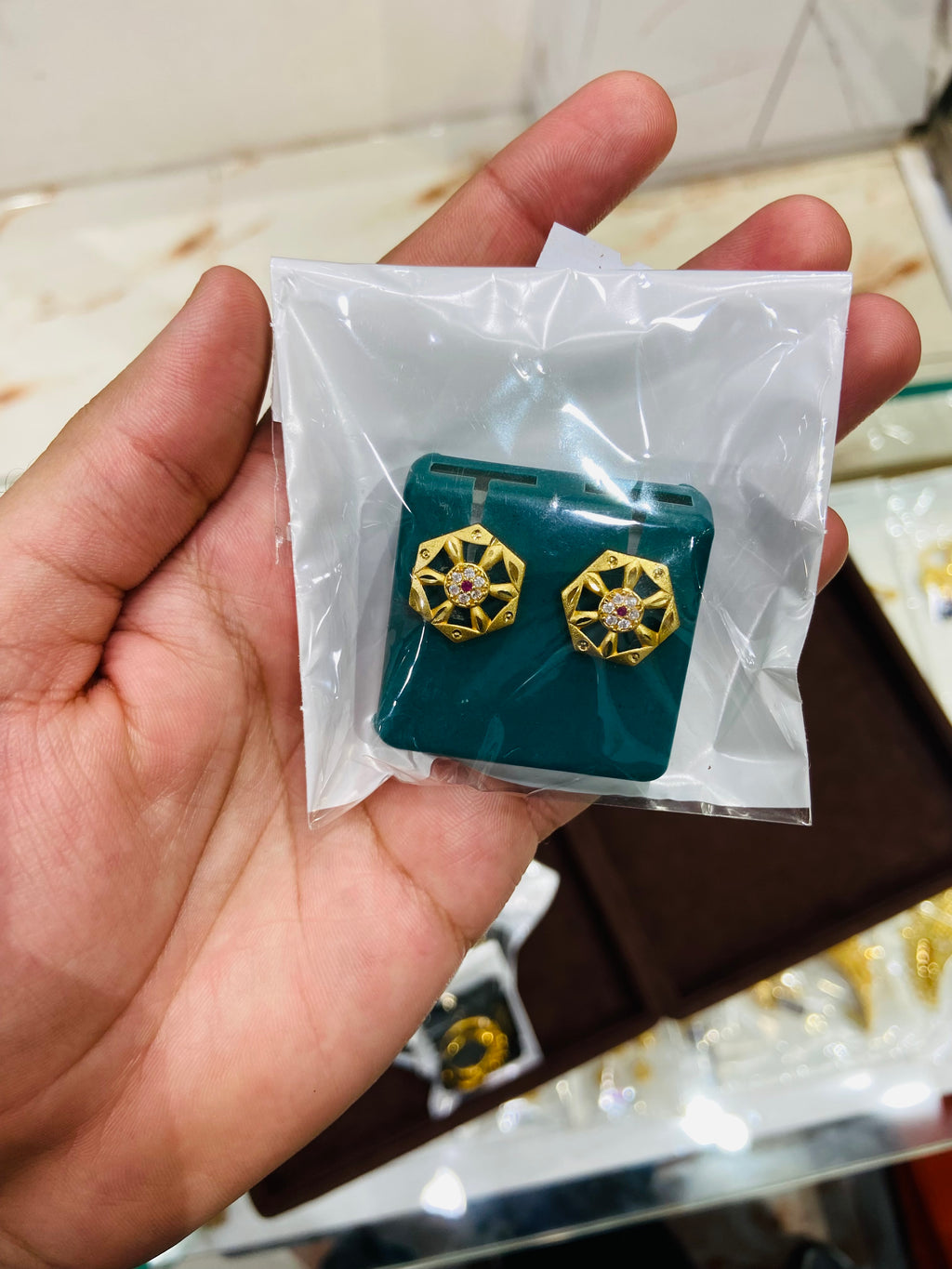 Wedding Wear Gold Earrings - ER08