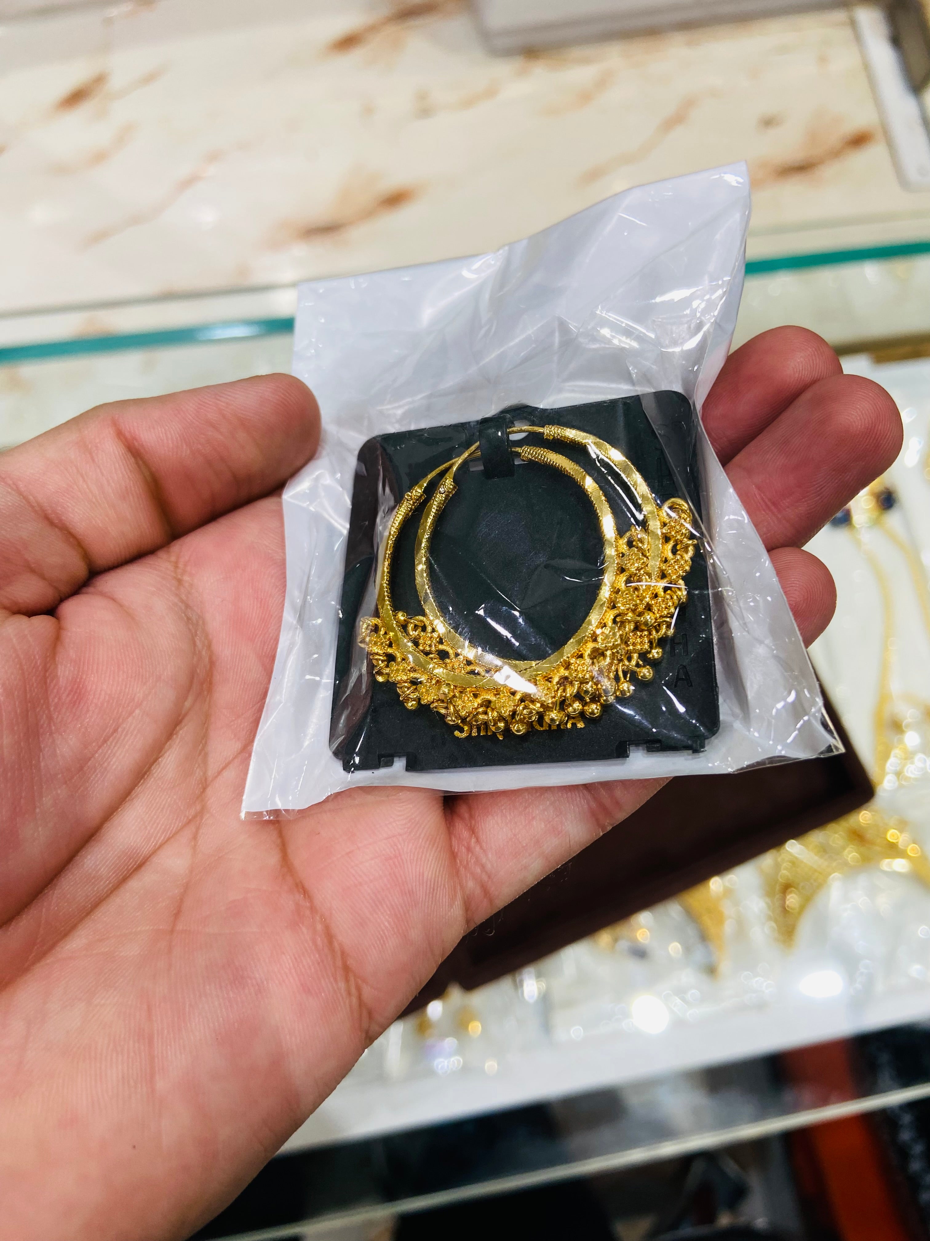Lightweight Gold Earrings for Women - ER09