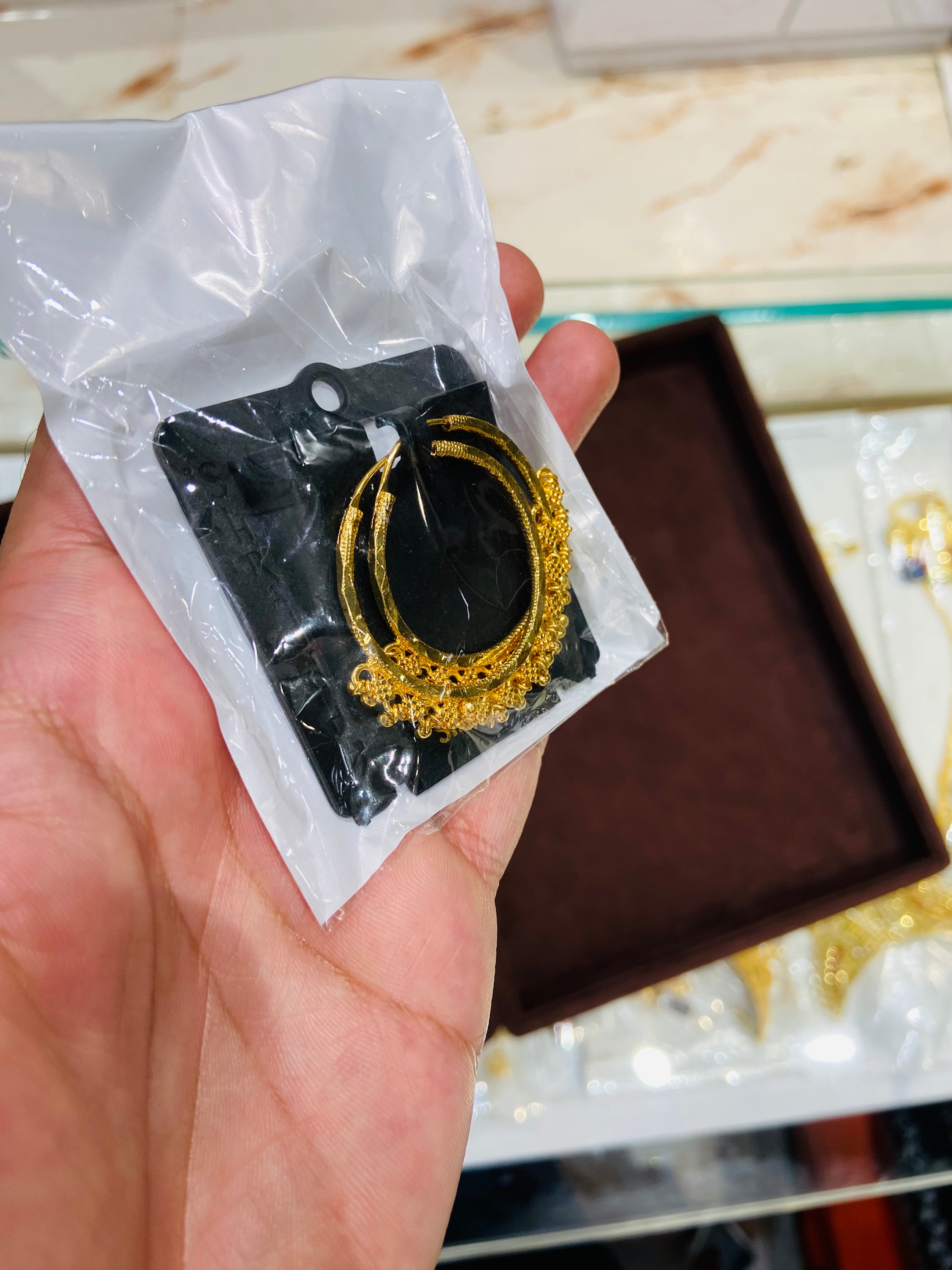 Lightweight Gold Earrings for Women - ER09
