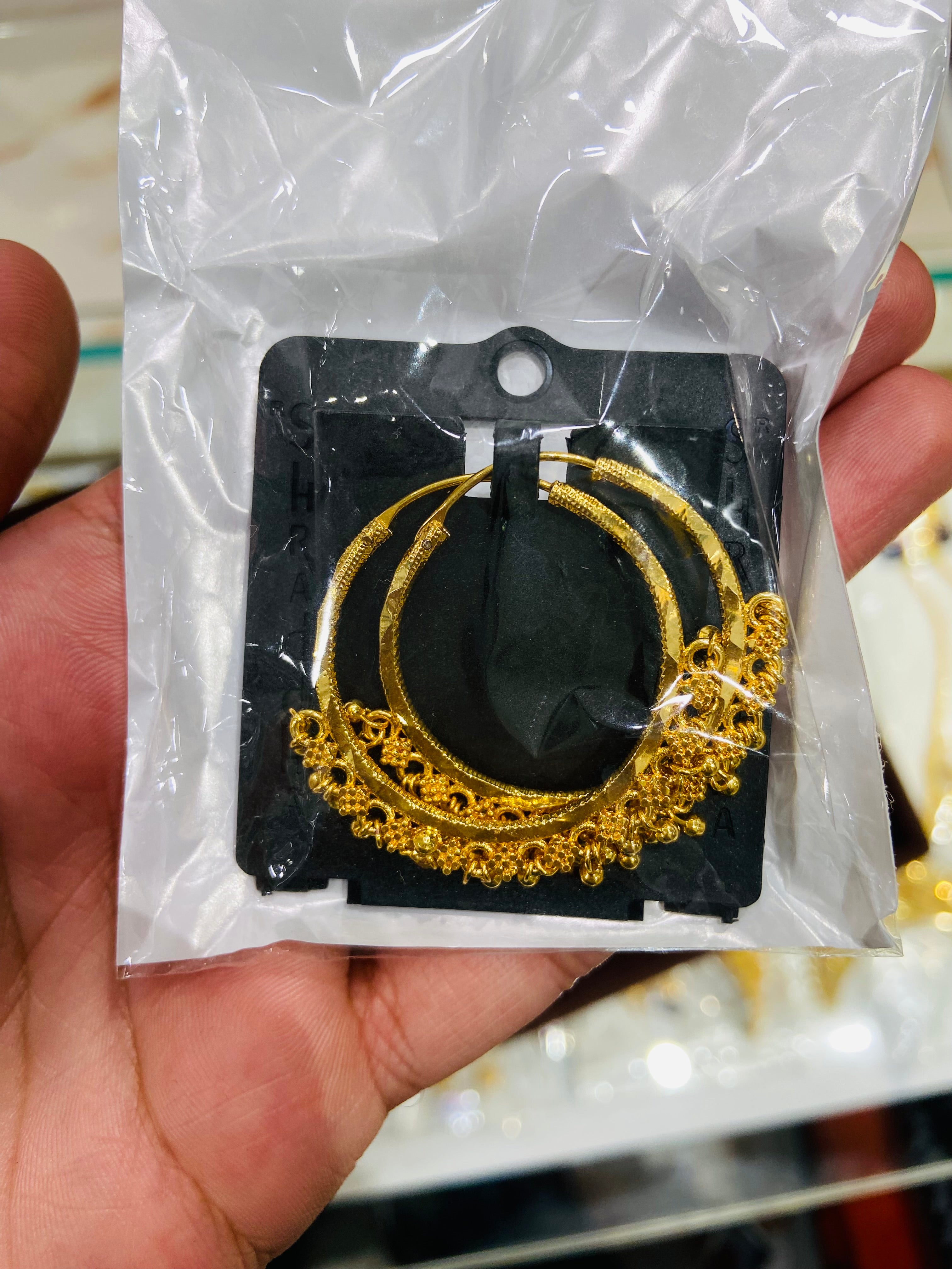 Lightweight Gold Earrings for Women - ER09