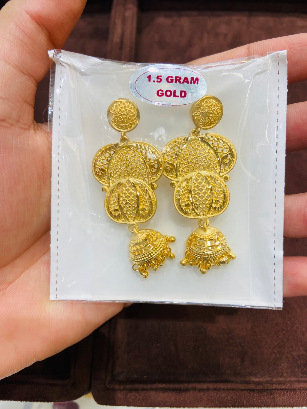 Fashion 1 Gram Gold Jhumka Design - ER14