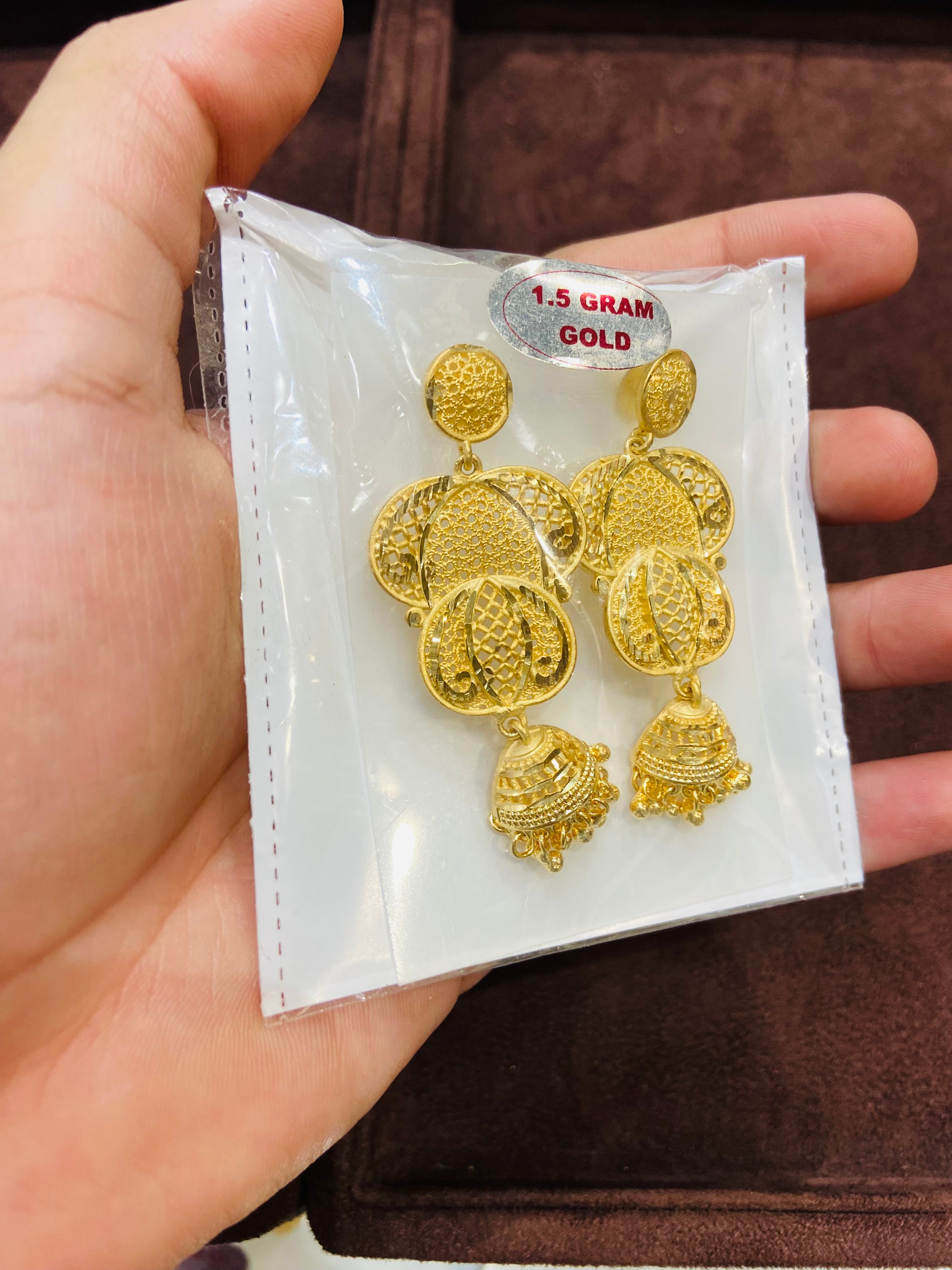 Fashion 1 Gram Gold Jhumka Design - ER14